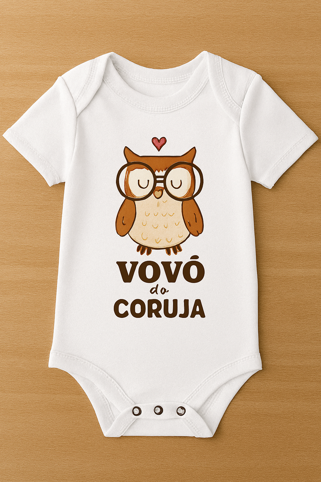 Body infantil Vovó da Coruja