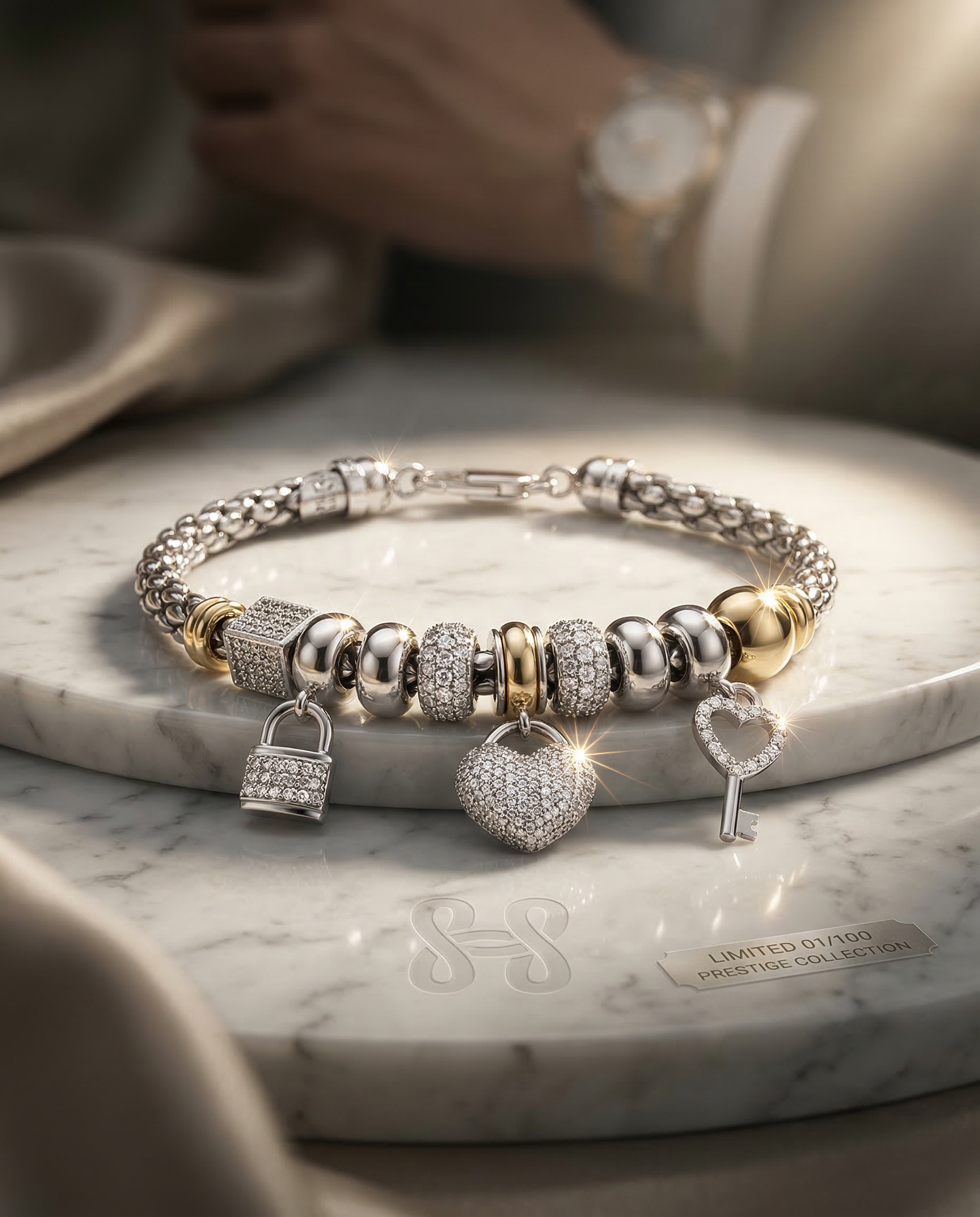 Pulsera de Encanto Elegante