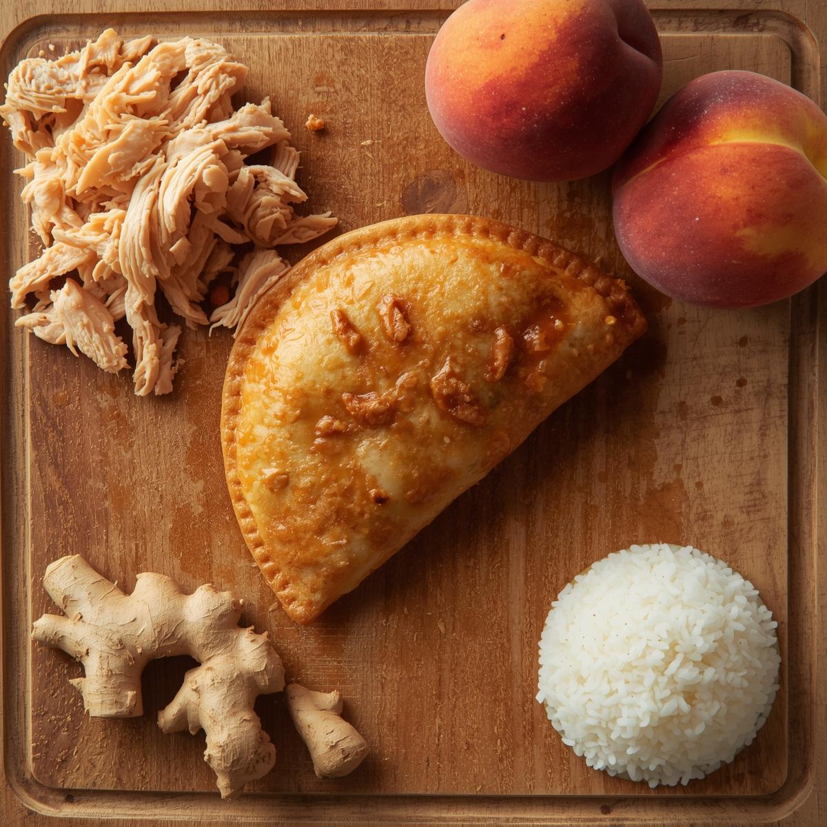 Ginger Peach Chicken Delight