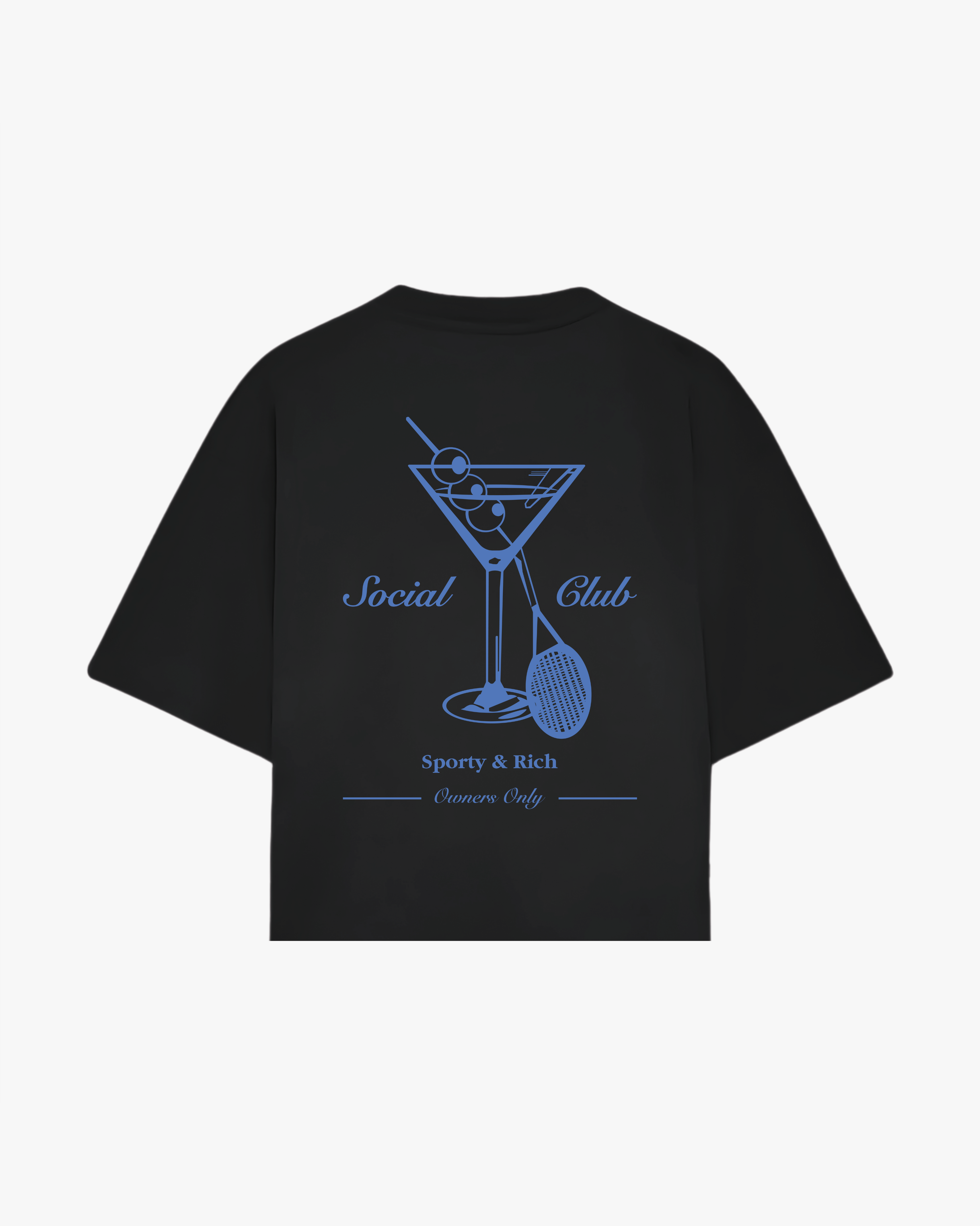 Sporty & Rich Black Tee