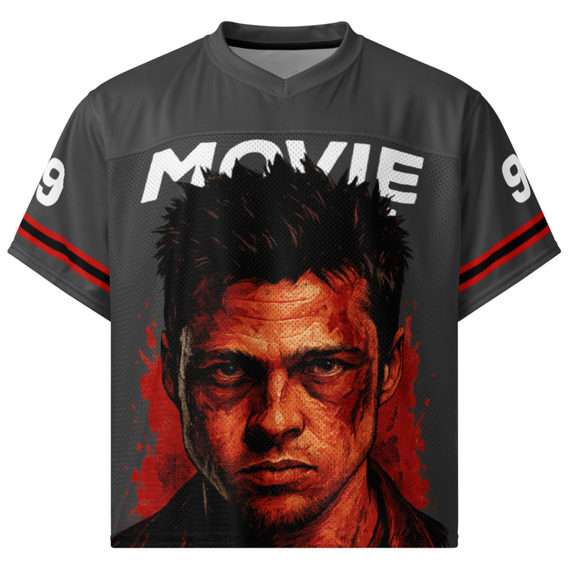 Tyler Durden - Movie Buff Boxy football jersey