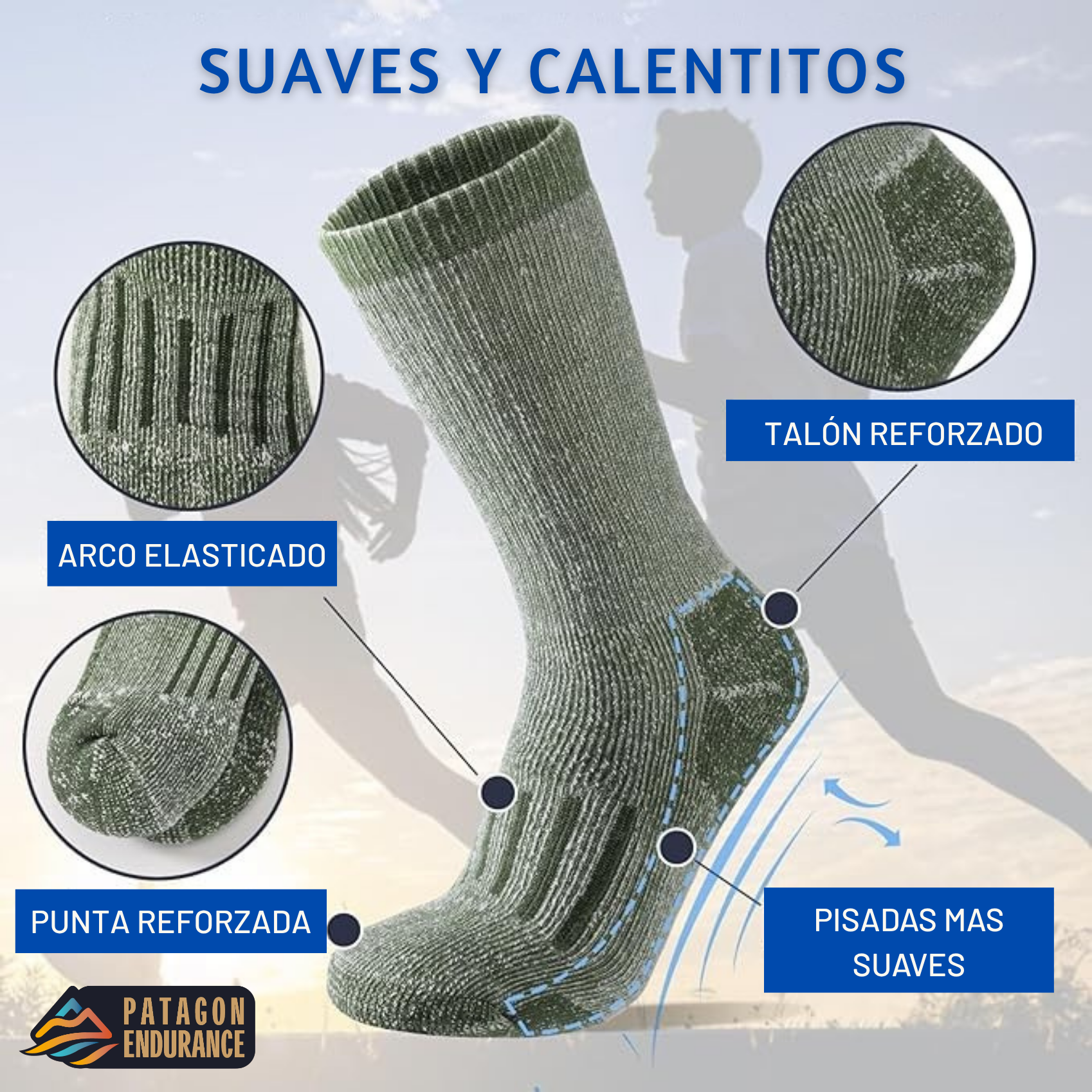 Calcetas 55% Lana Merino