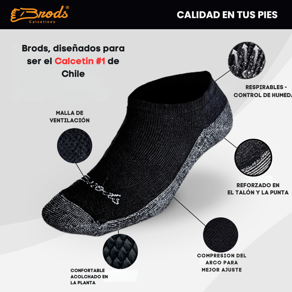 Calcetines Brods #2 80% Algodón