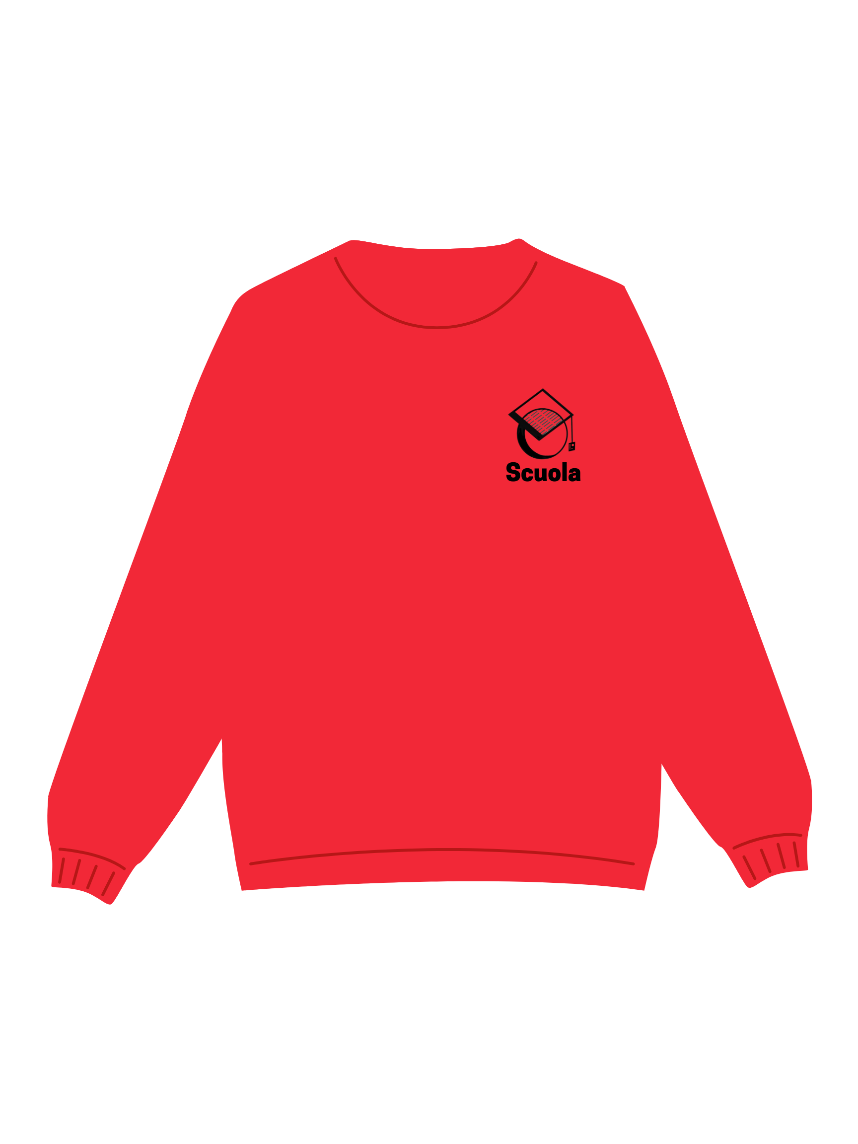 Scuola Red Hoodie