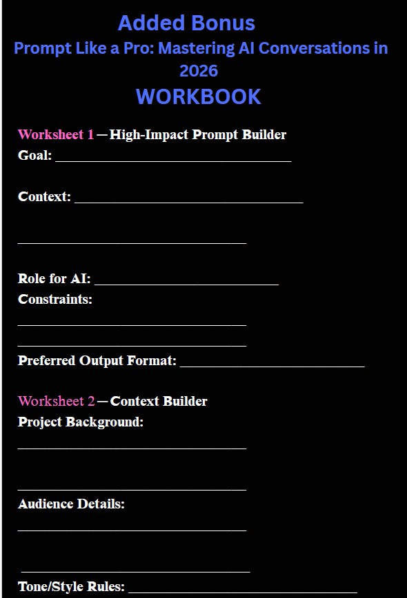 Prompt Like a Pro eBook