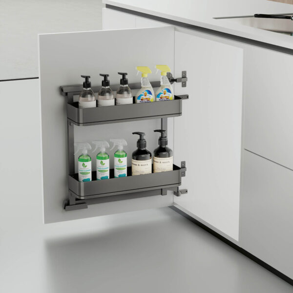 Koju Series Side Basket Attached Door Under Sink