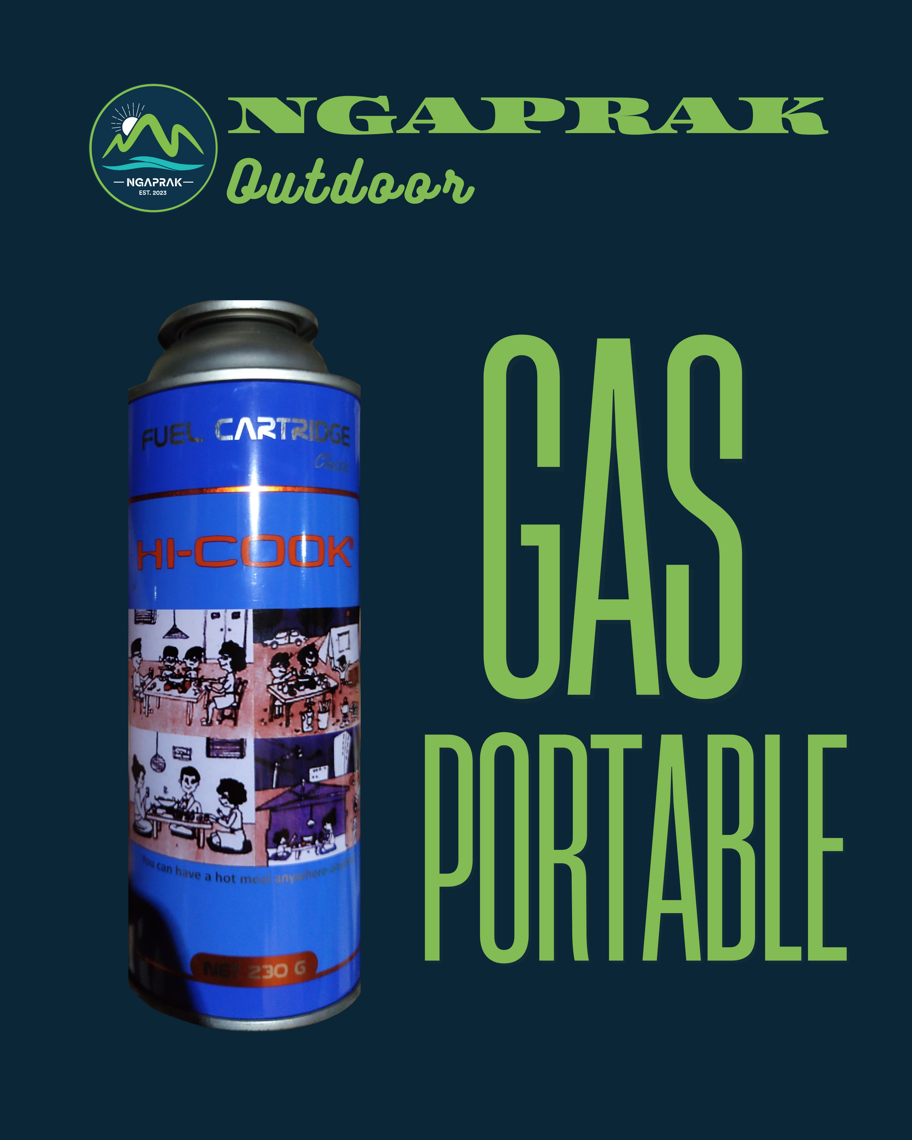 Gas Portabel Isi Ulang