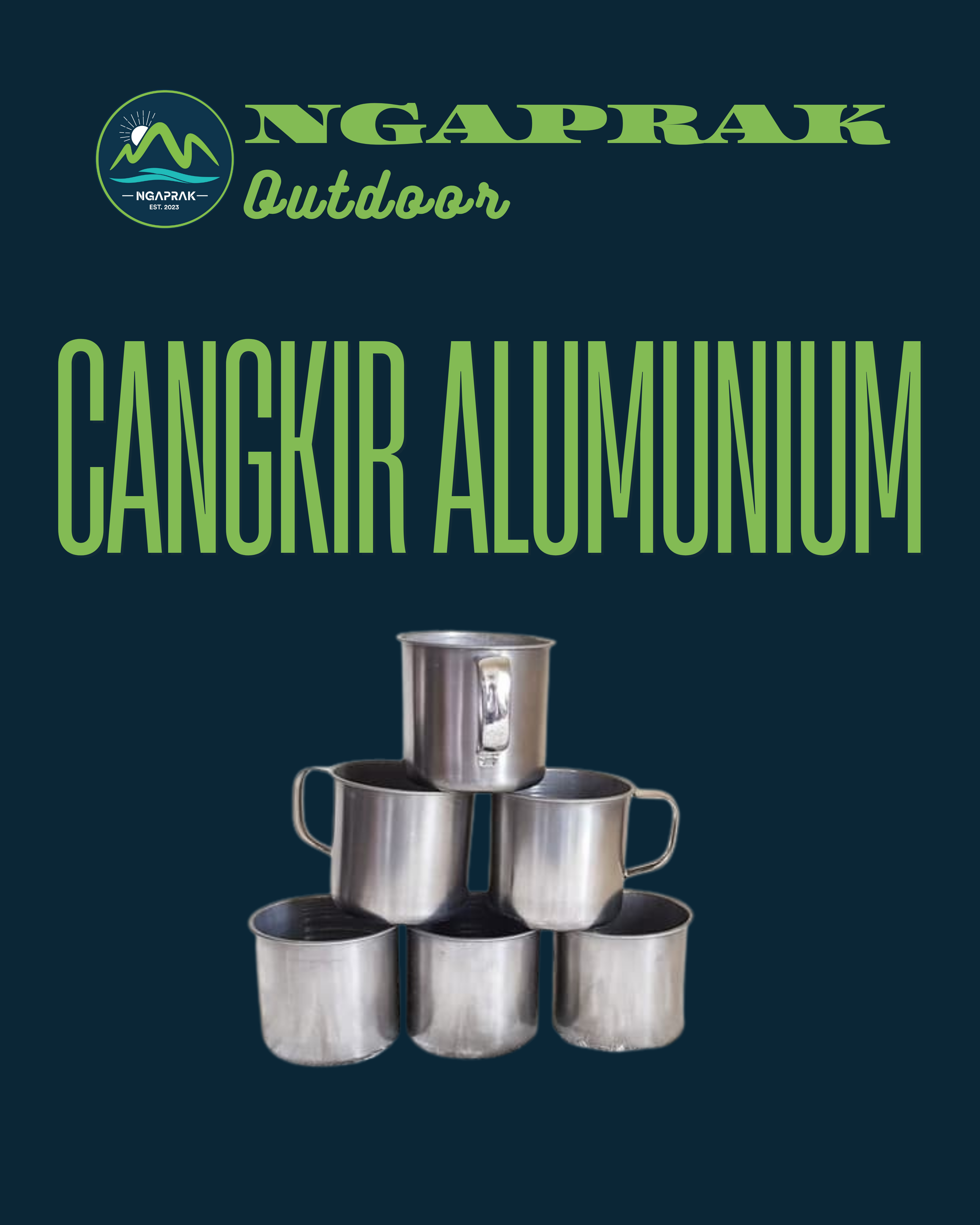 Cangkir Aluminium Outdoor