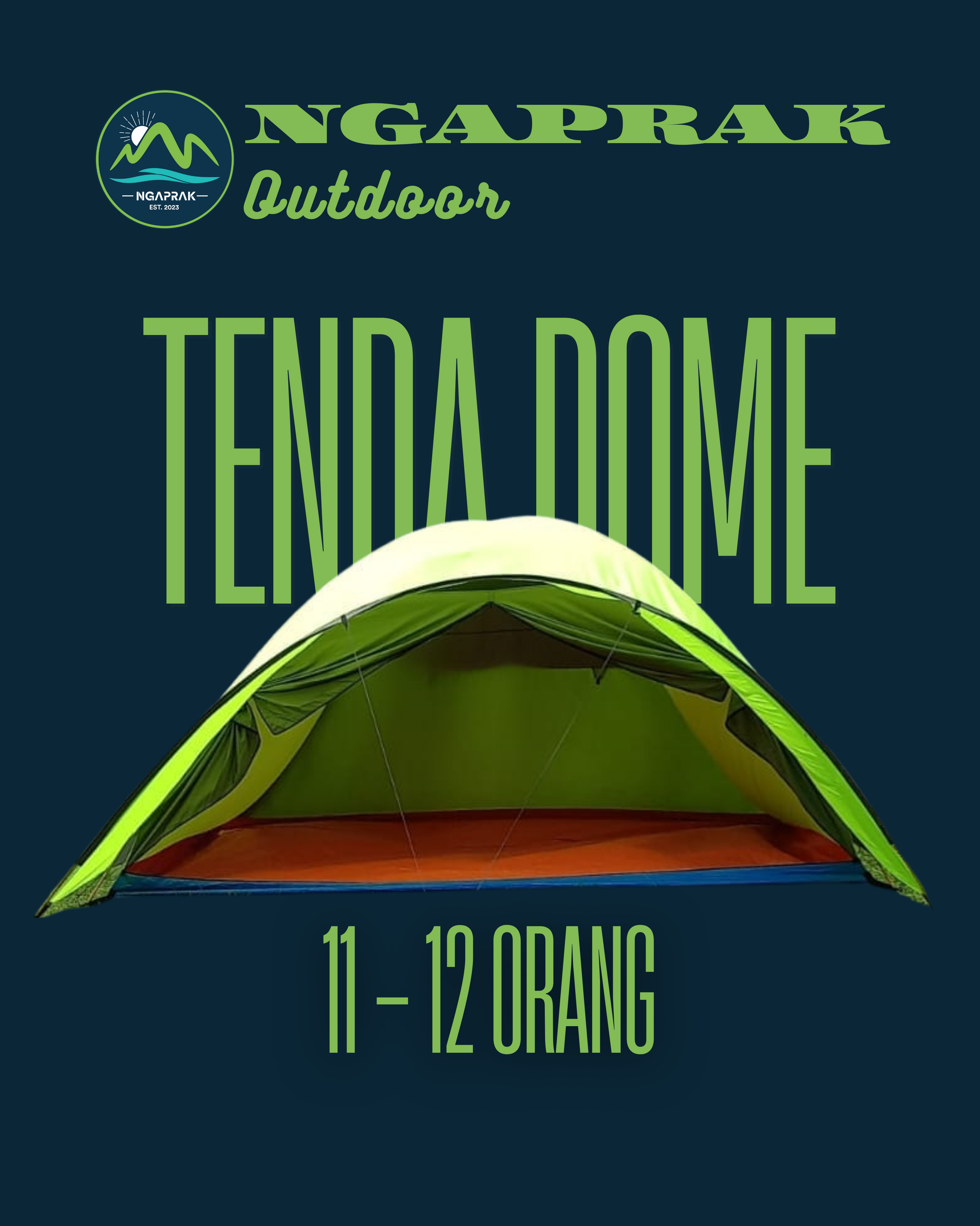Tenda Kapasitas 12 Orang