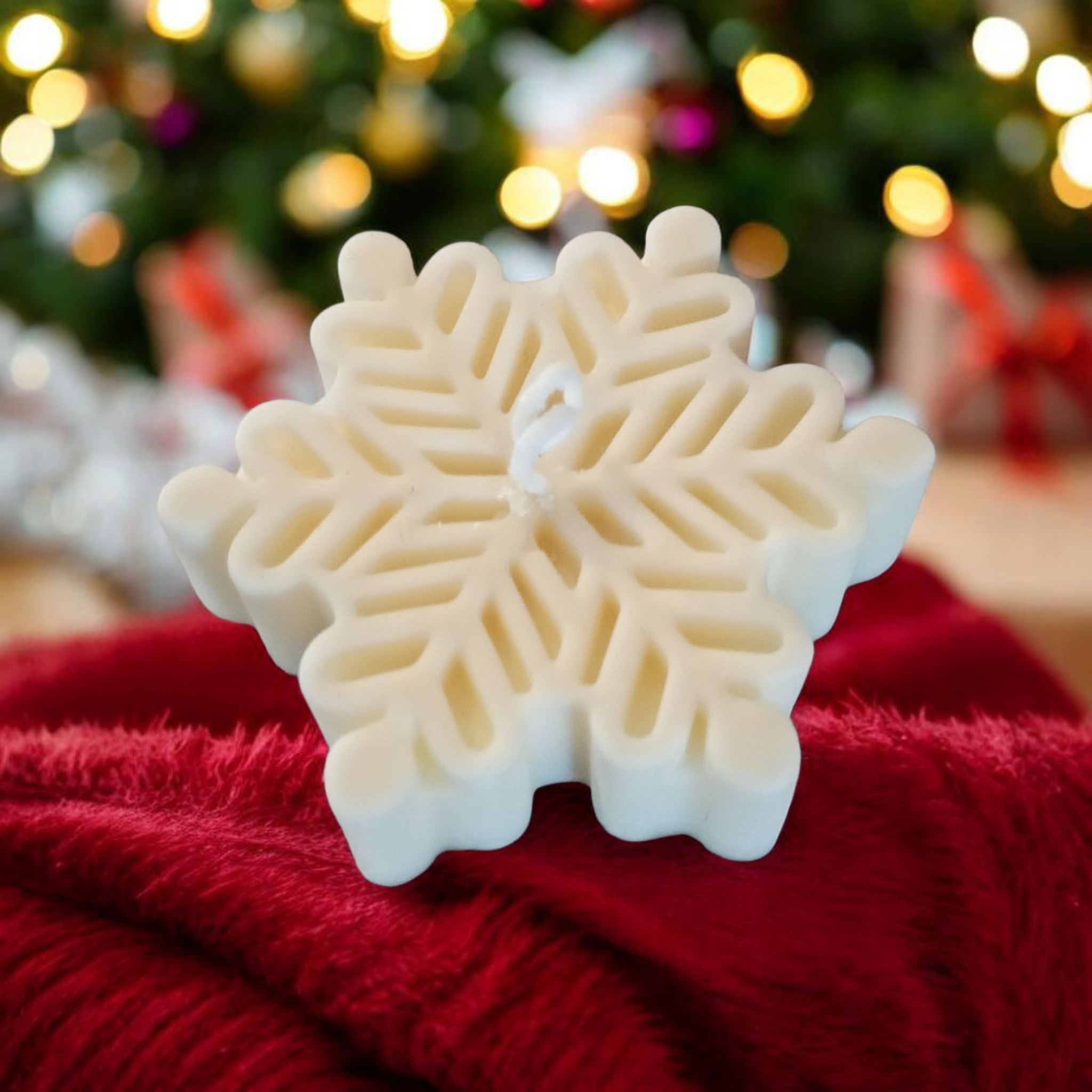 Velas artesanales navideñas