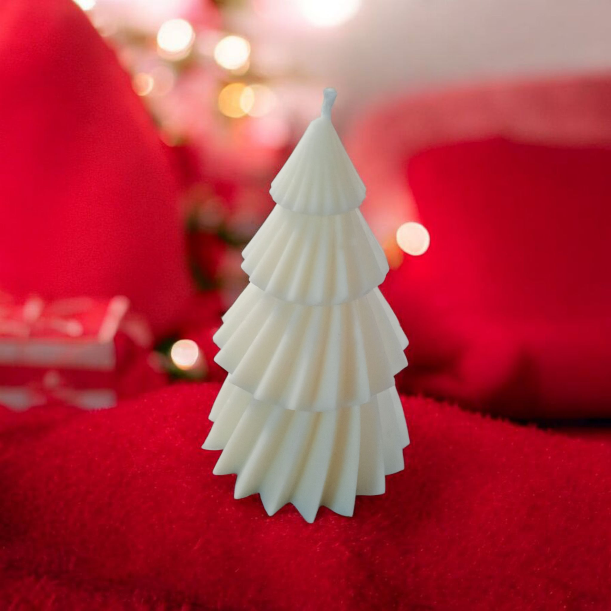 Vela navideña decorativa