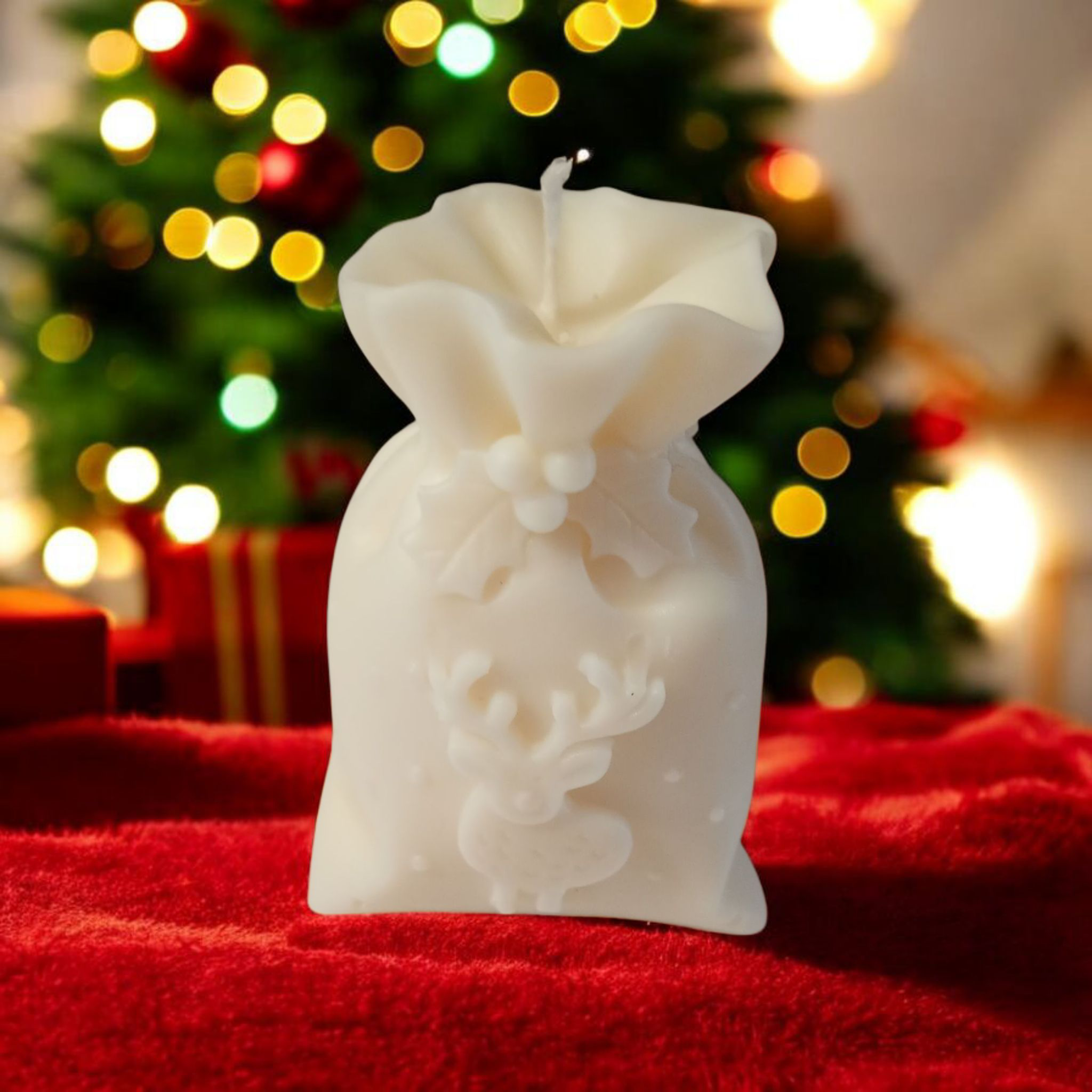 Velas artesanales navideñas