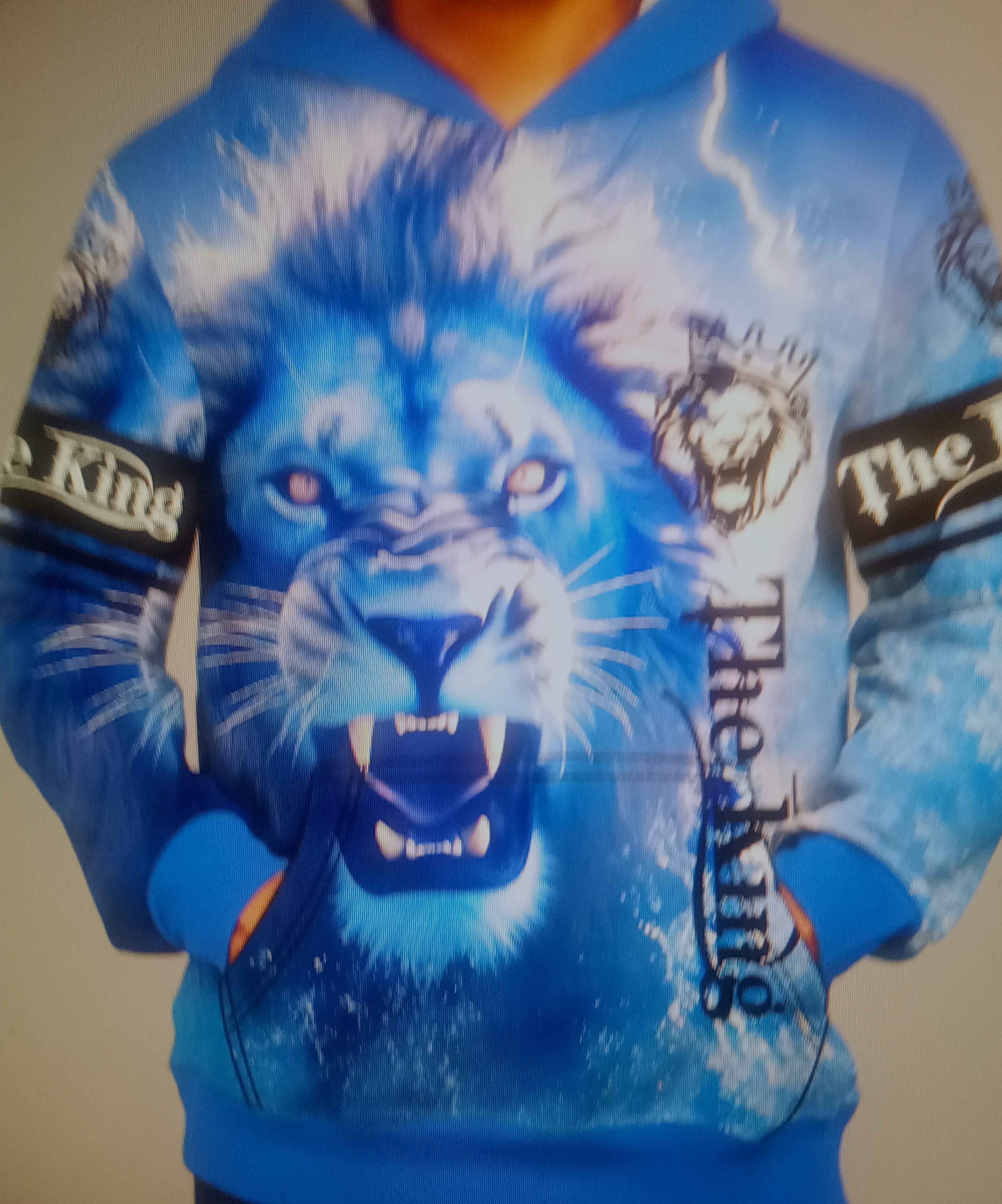 Blue Lion Hoodie