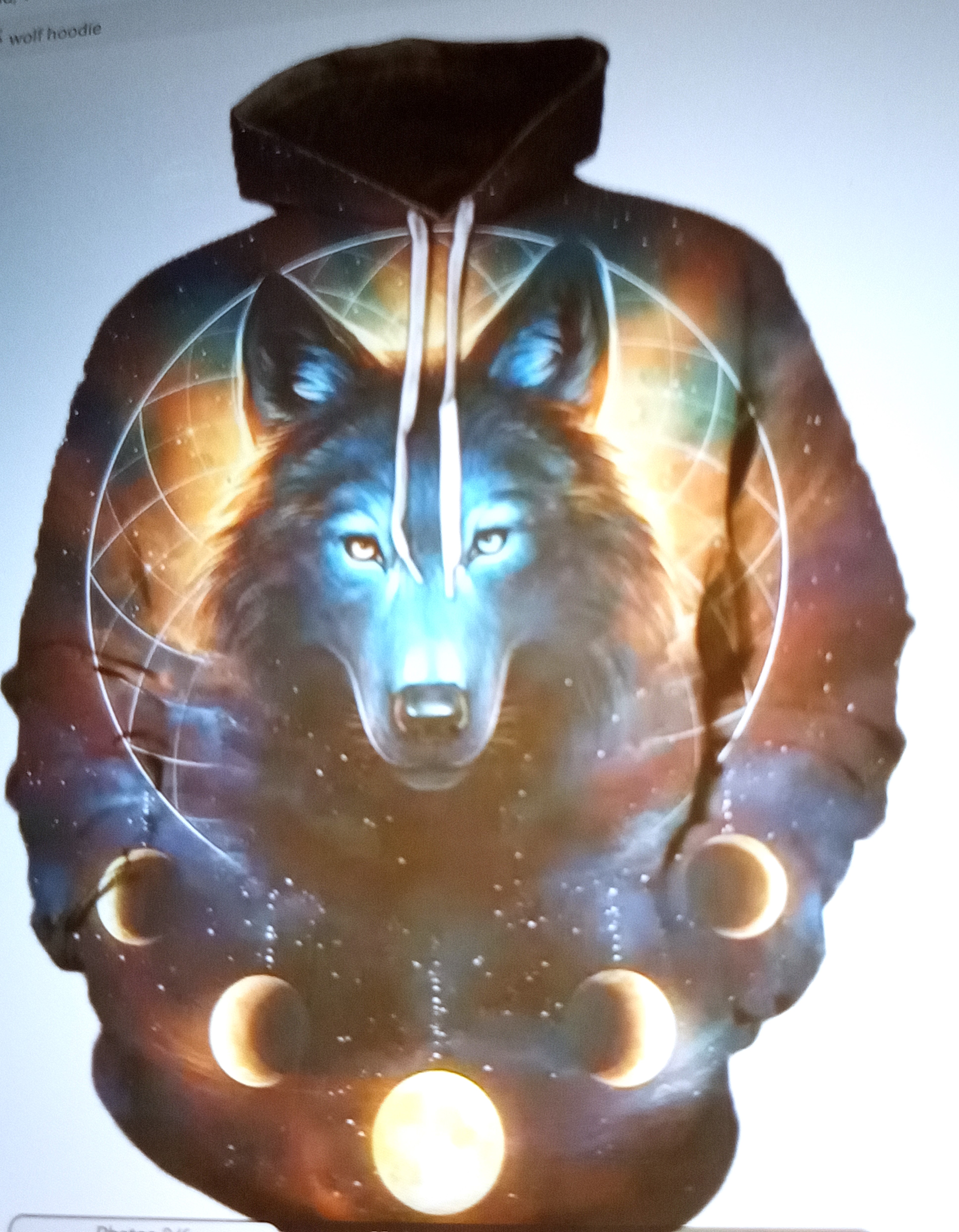 Galaxy Wolf Hoodie