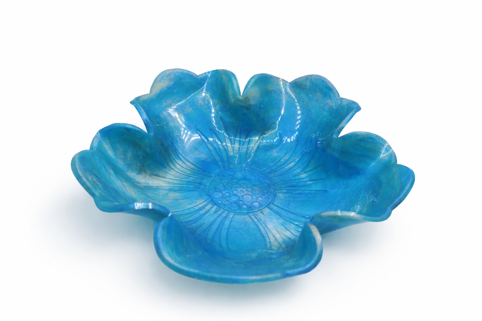 Blue Flower Decorative Bowl