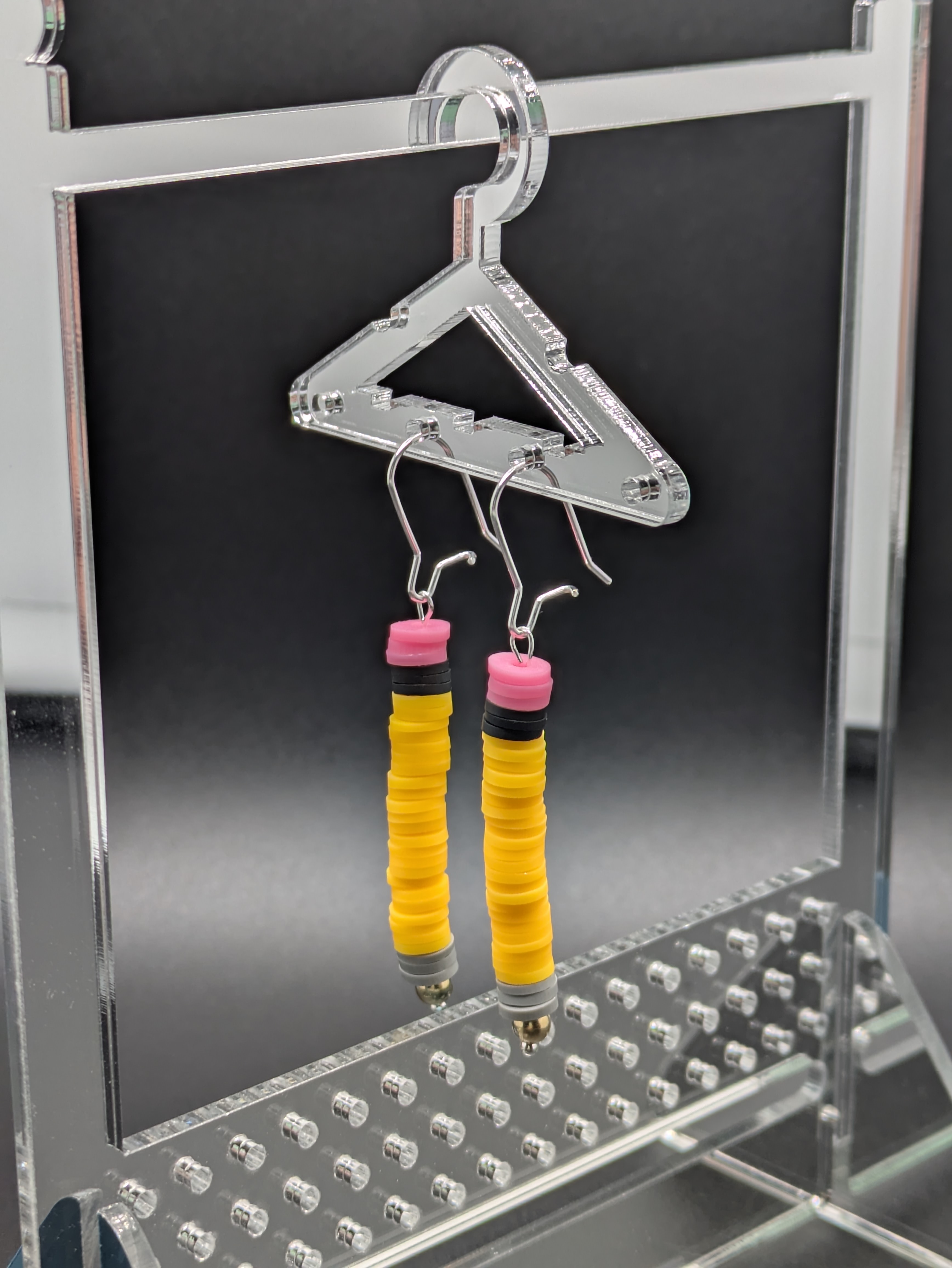 Vertical drop "Pencil" Earrings