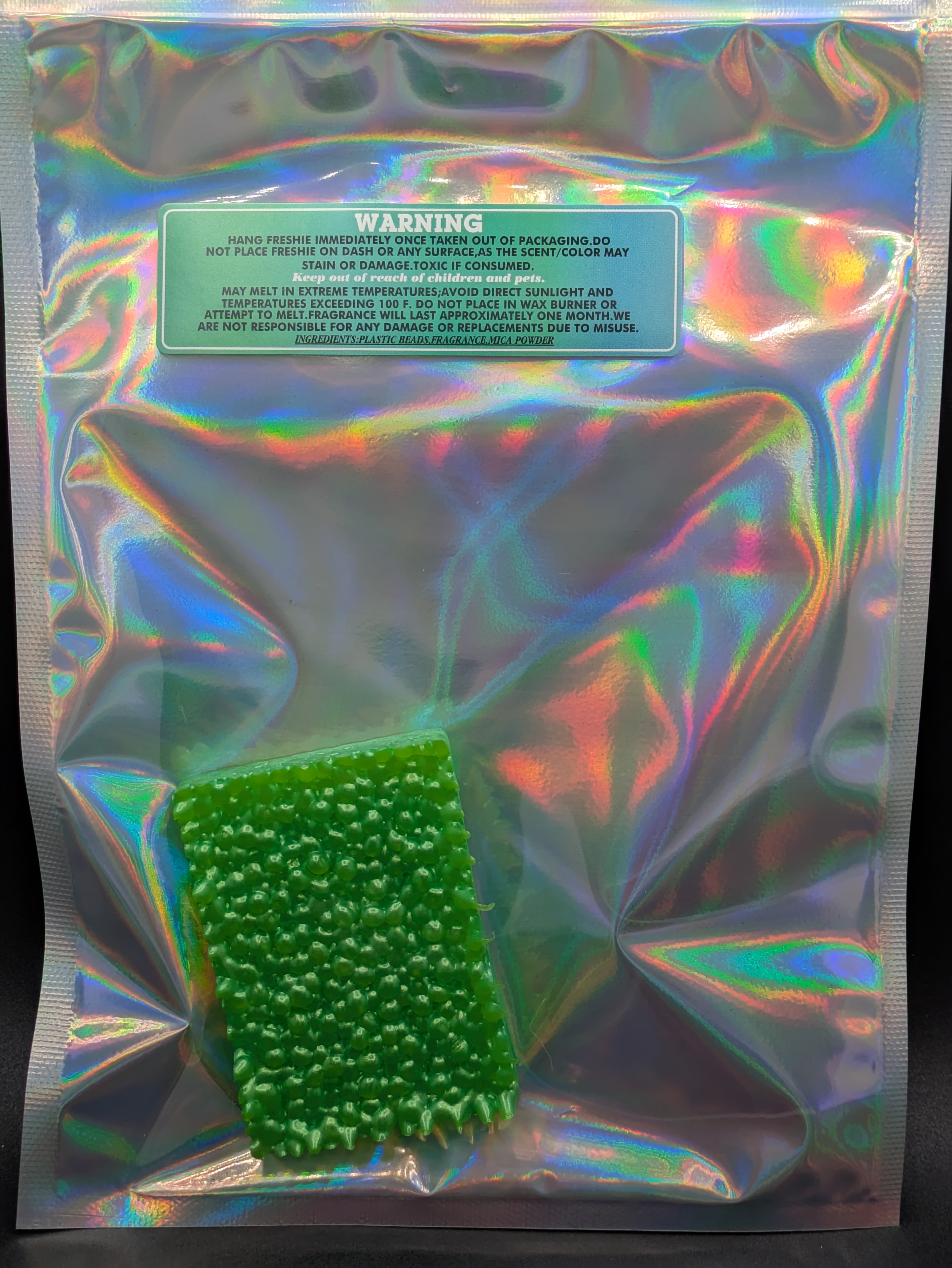 Small rectangular car freshie