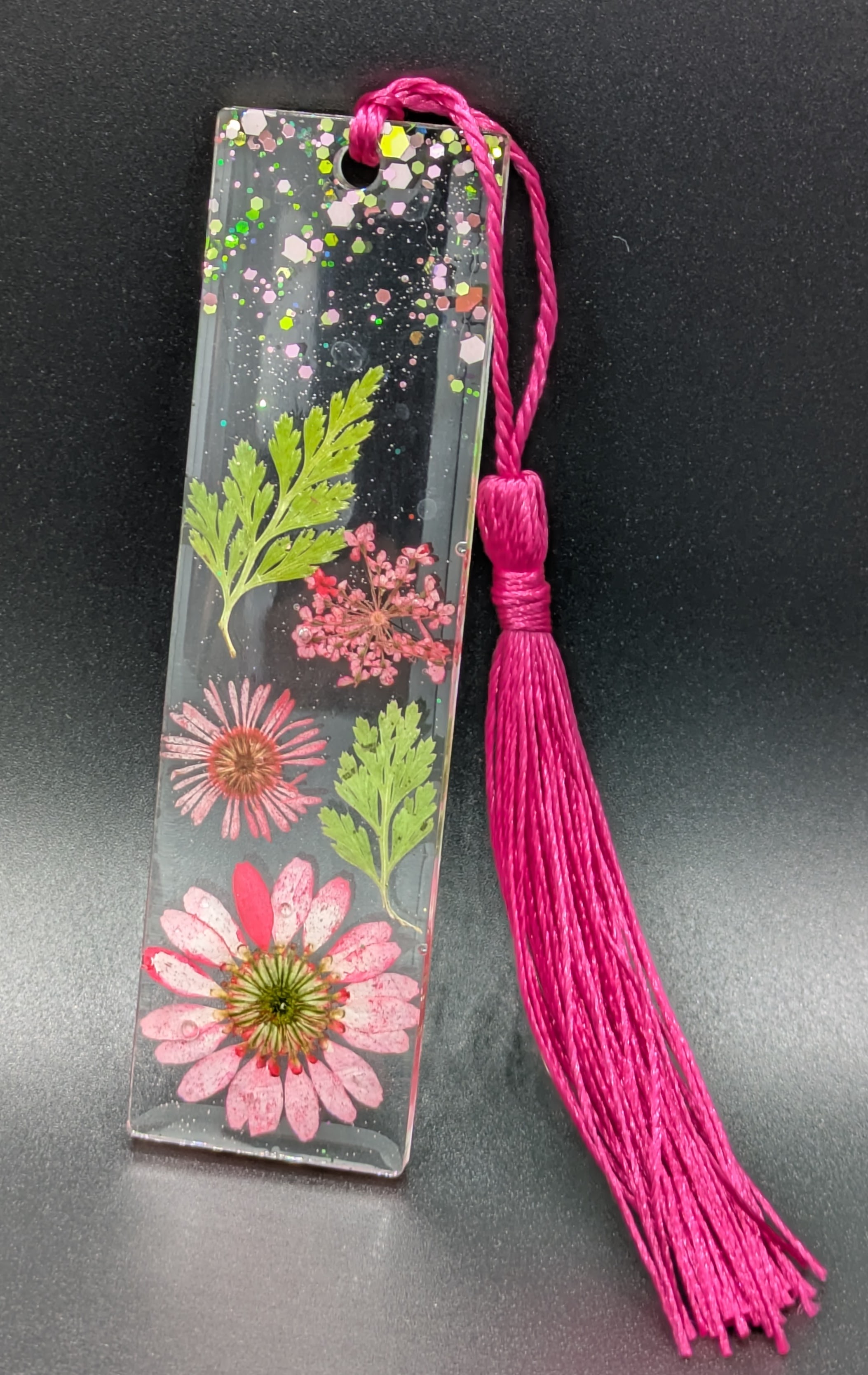 Pressed Flower Resin Bookmark - Sz Small