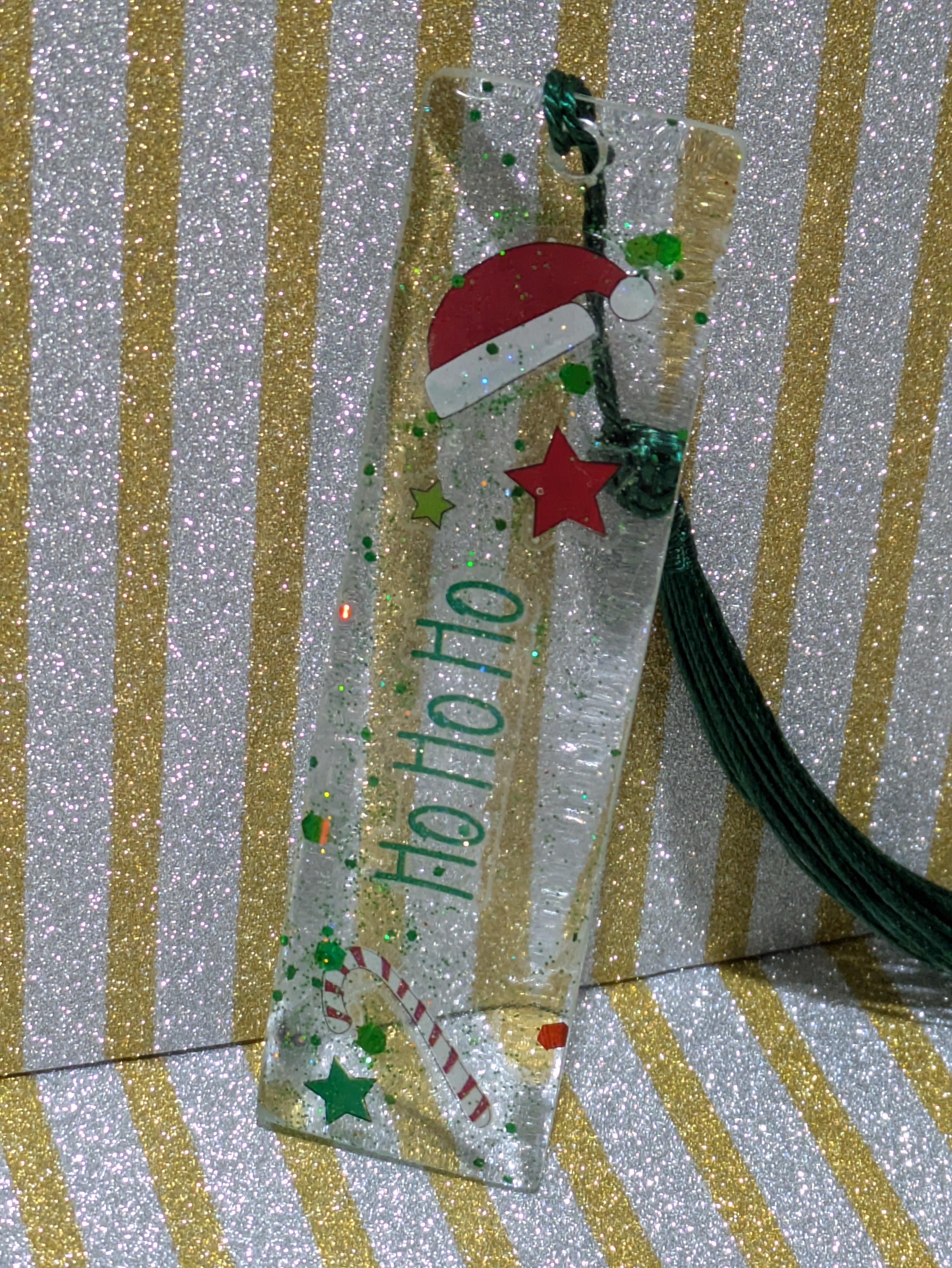 Christmas Resin Bookmark