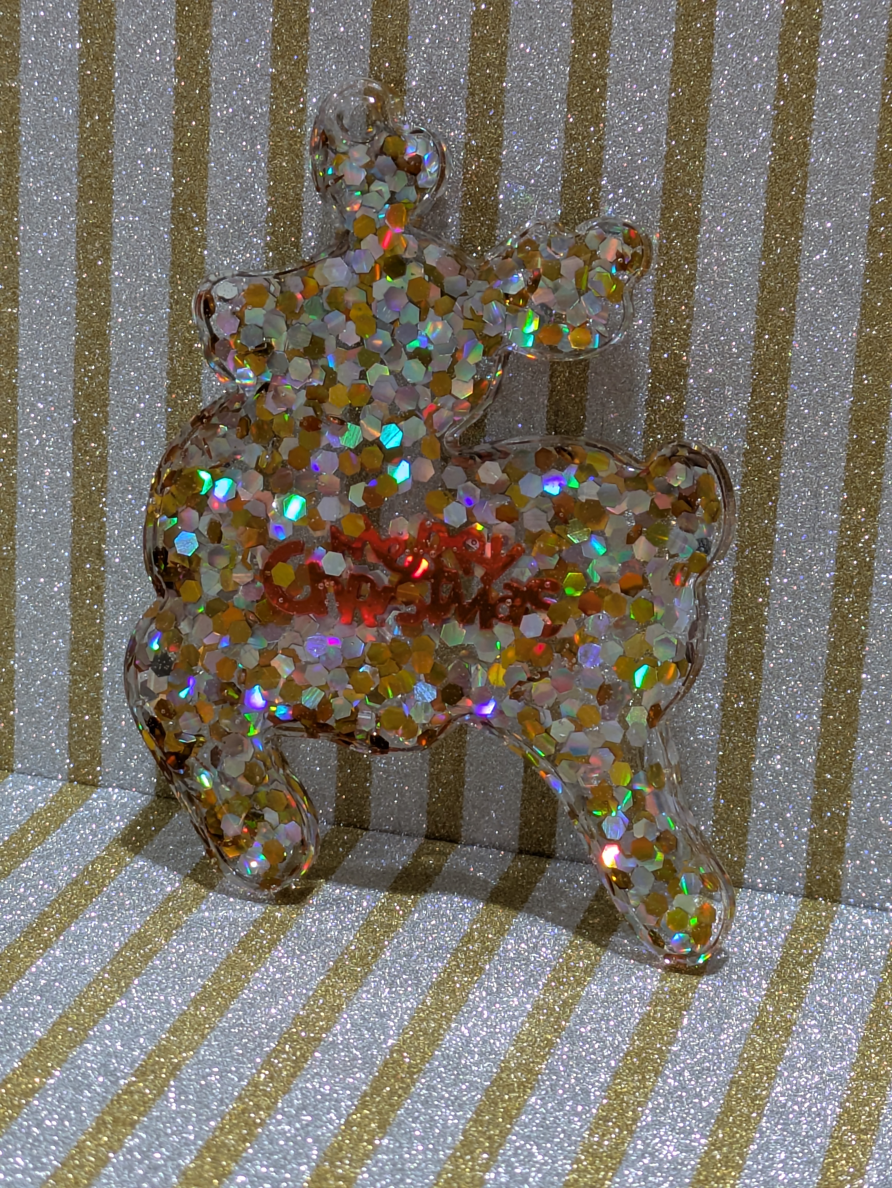 Sparkly Reindeer Ornament