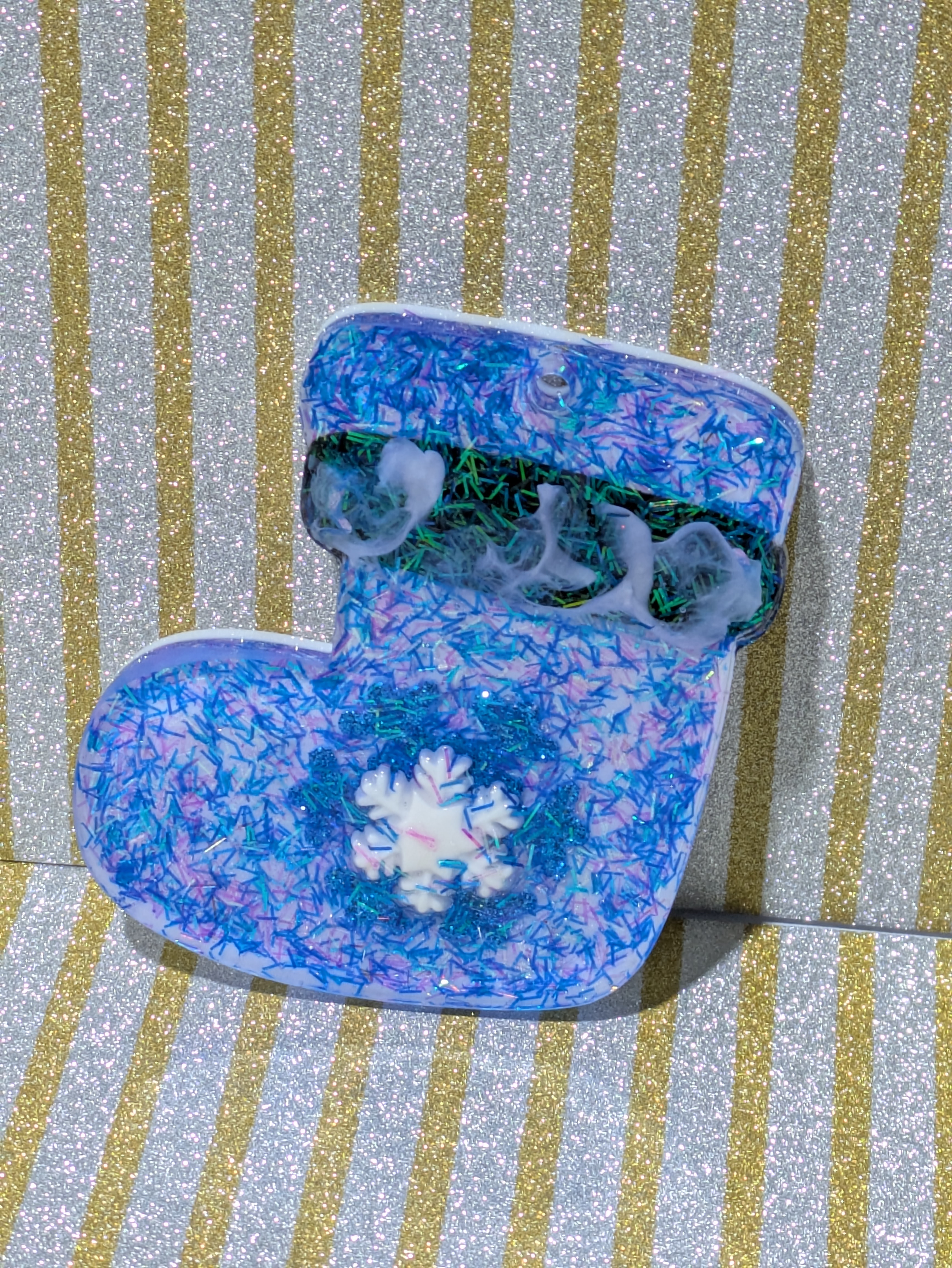 Handmade Christmas Stocking Ornament