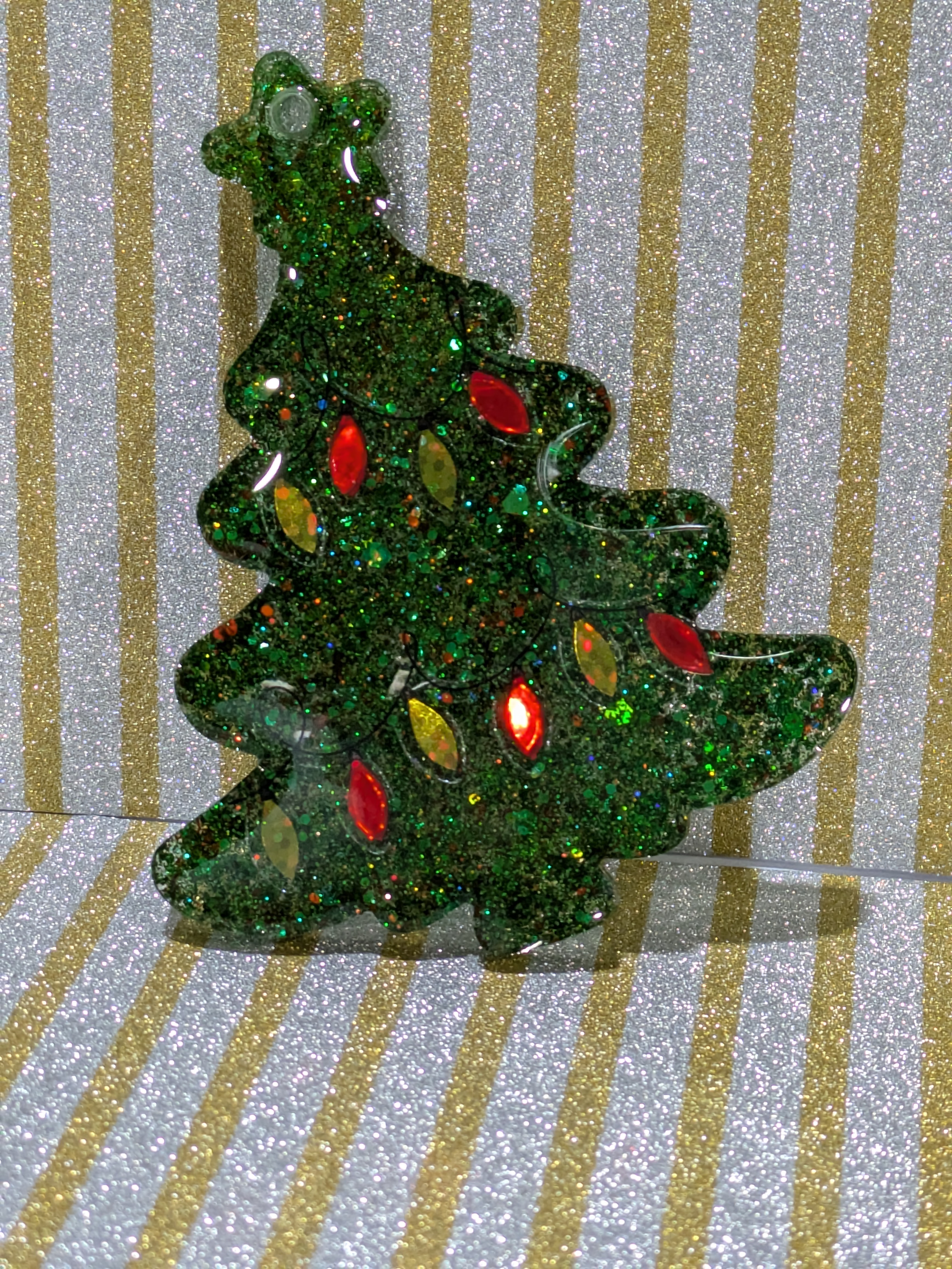 Glitter Christmas Tree Ornament