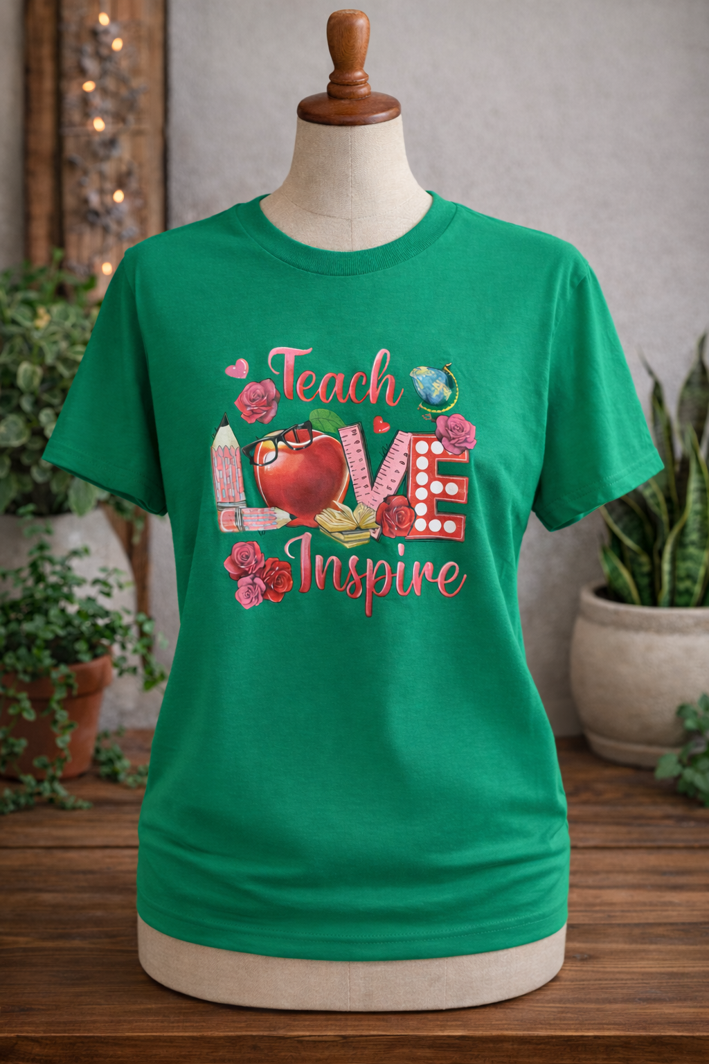 Teach Love Inspire T-Shirt Sz M