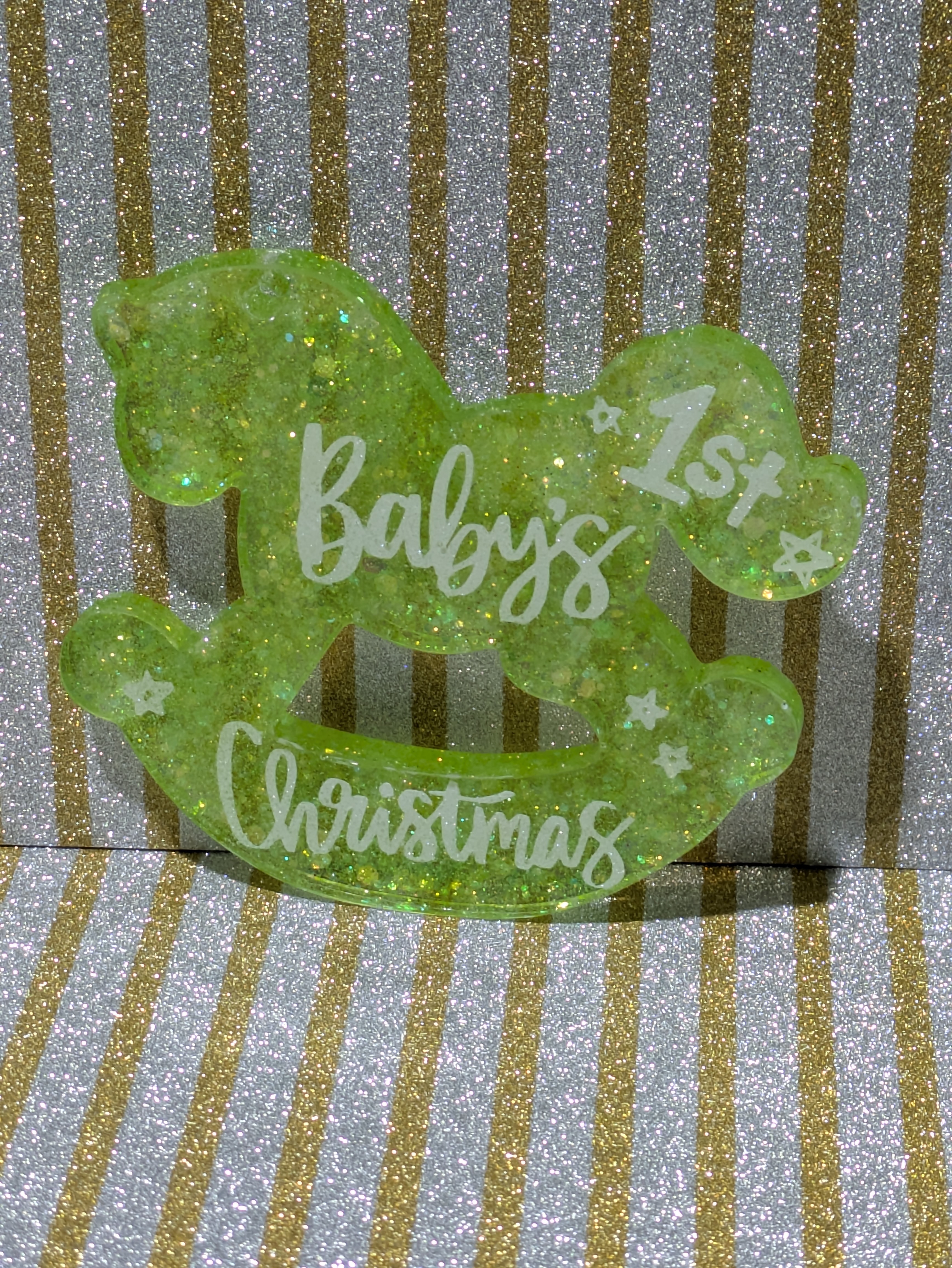 Baby’s 1st Christmas Rocking Horse Ornament