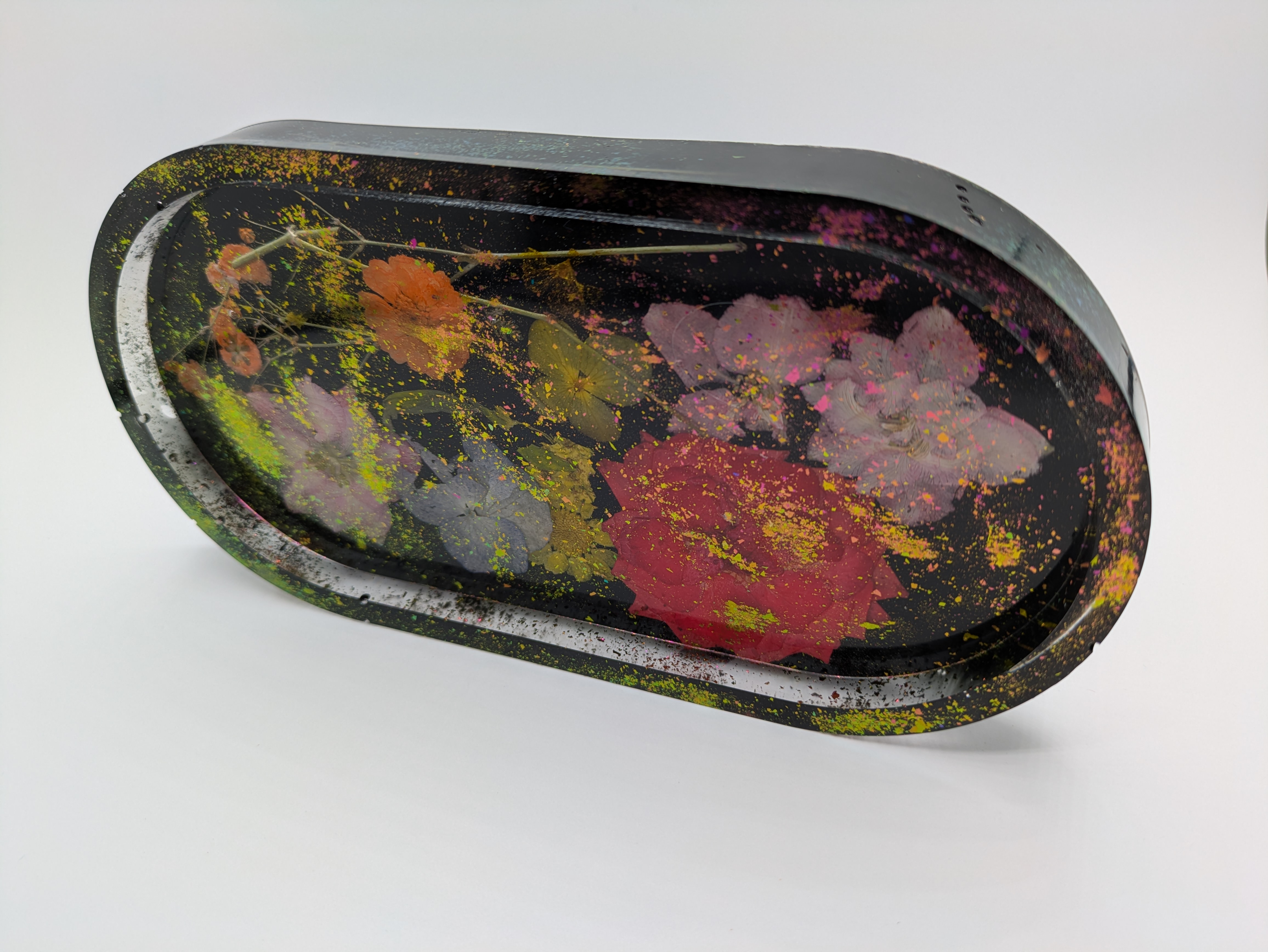 Floral Resin Tray