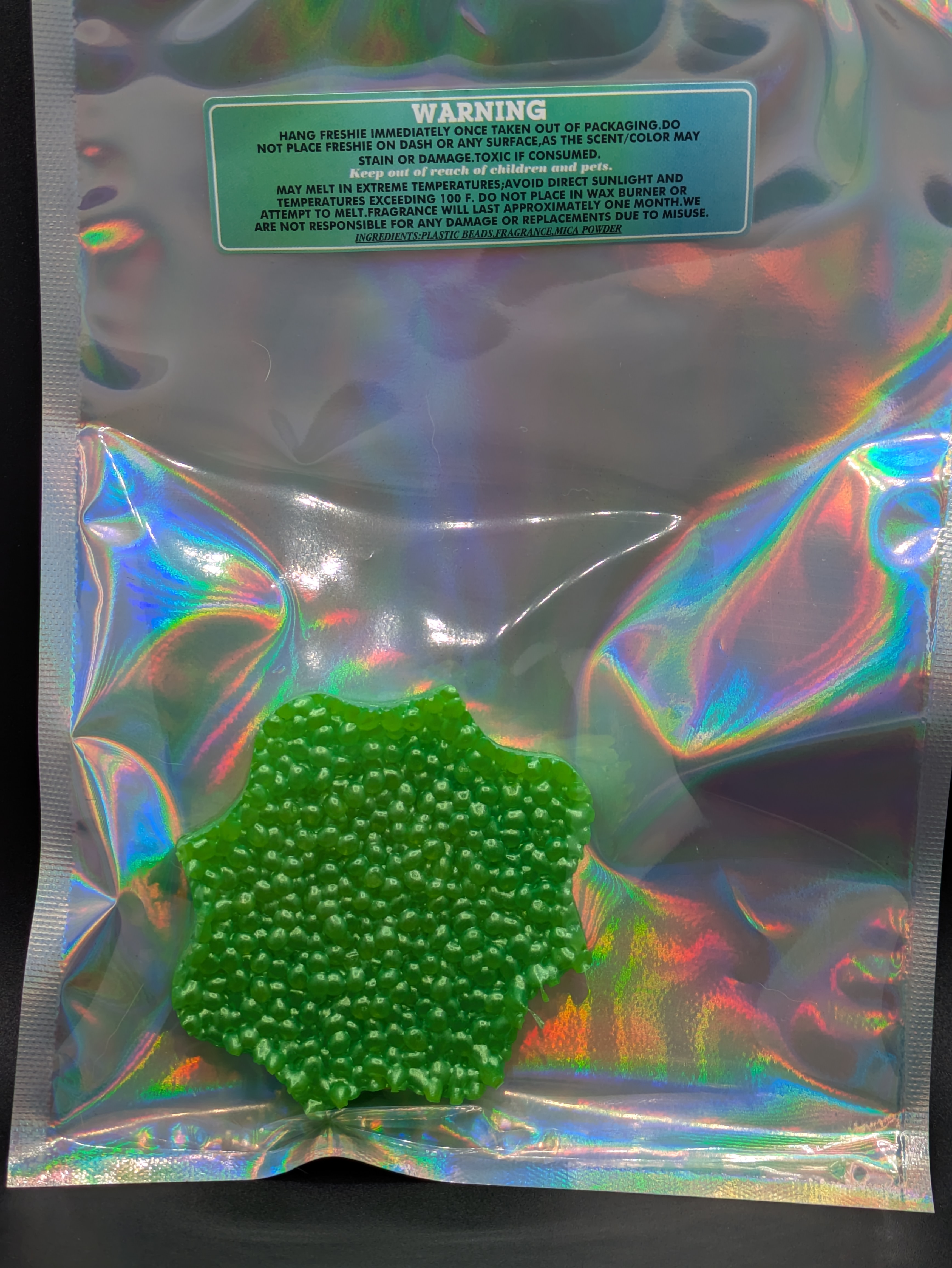 Light green car freshie