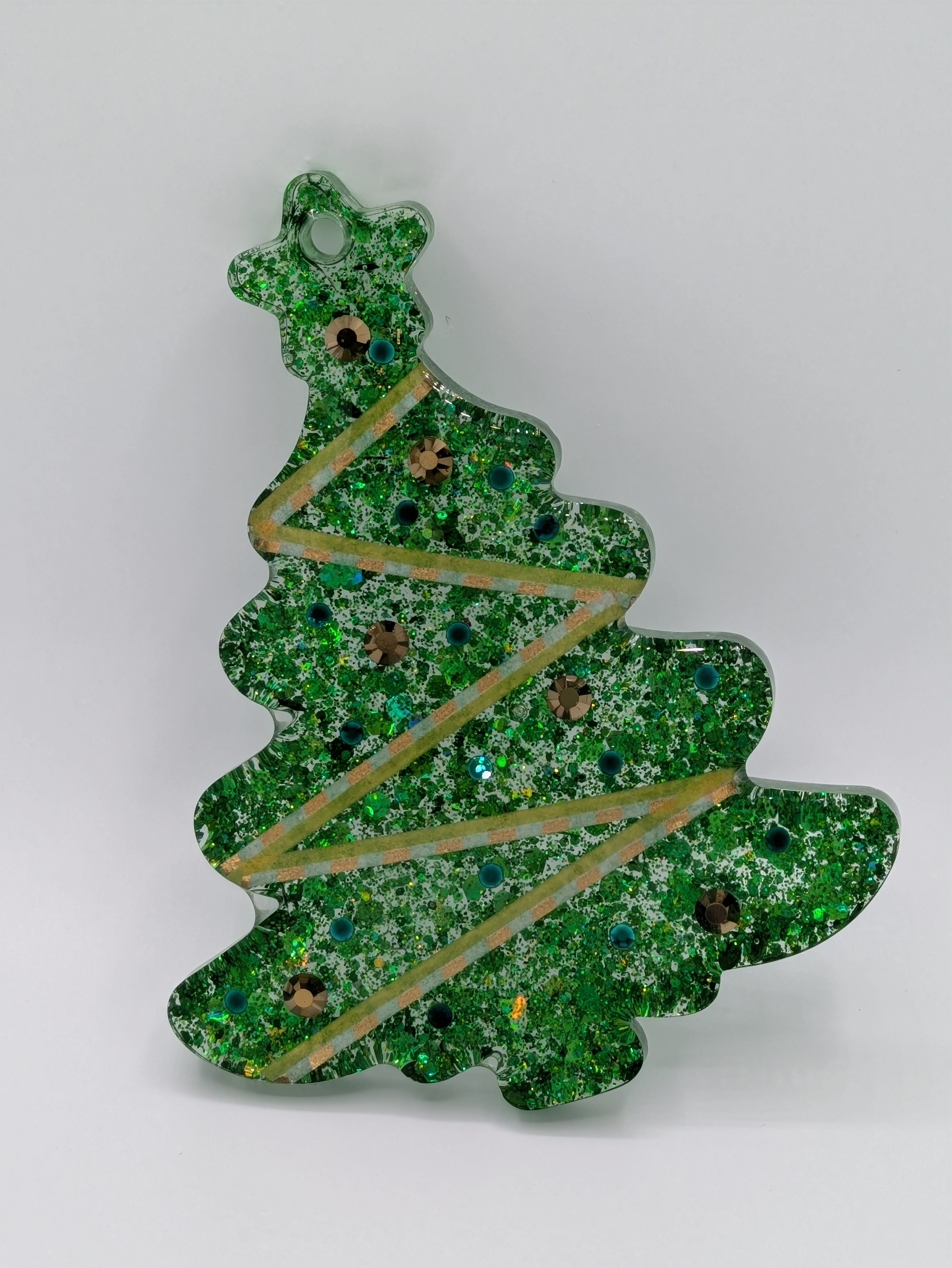 Glitter Christmas Tree Ornament