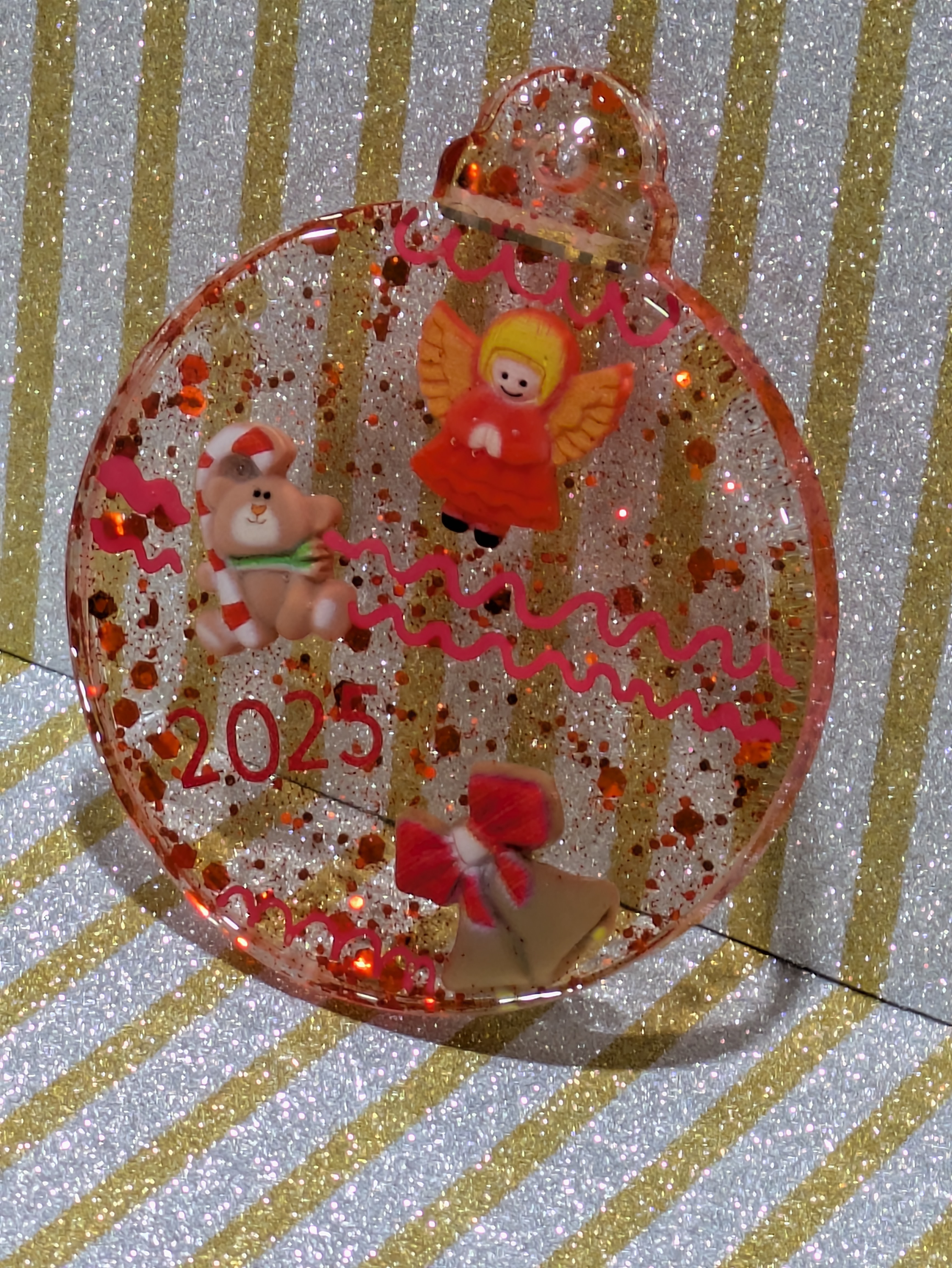 Handmade 2025 Christmas Ornament