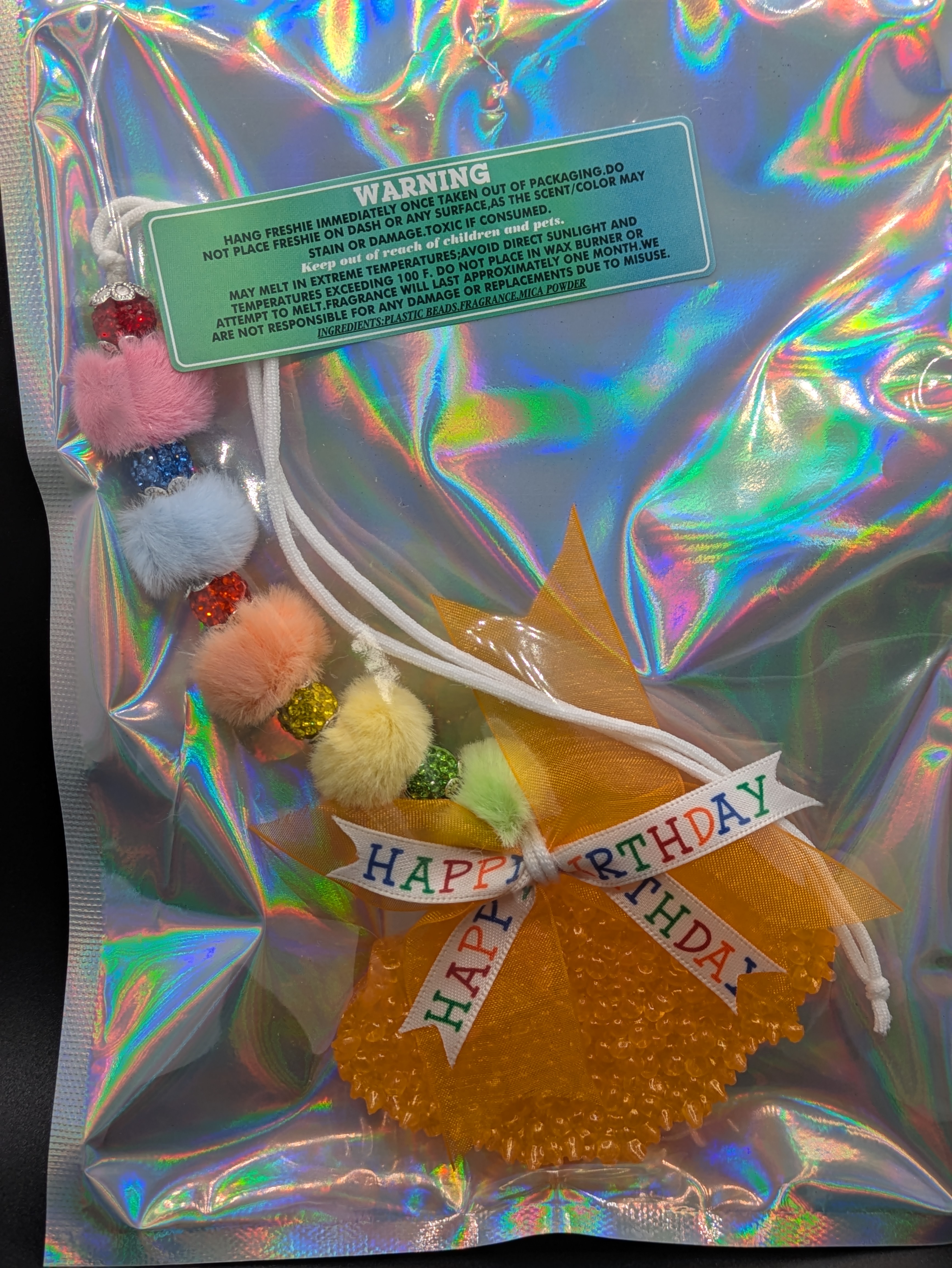 Happy Birthday Car Freshie