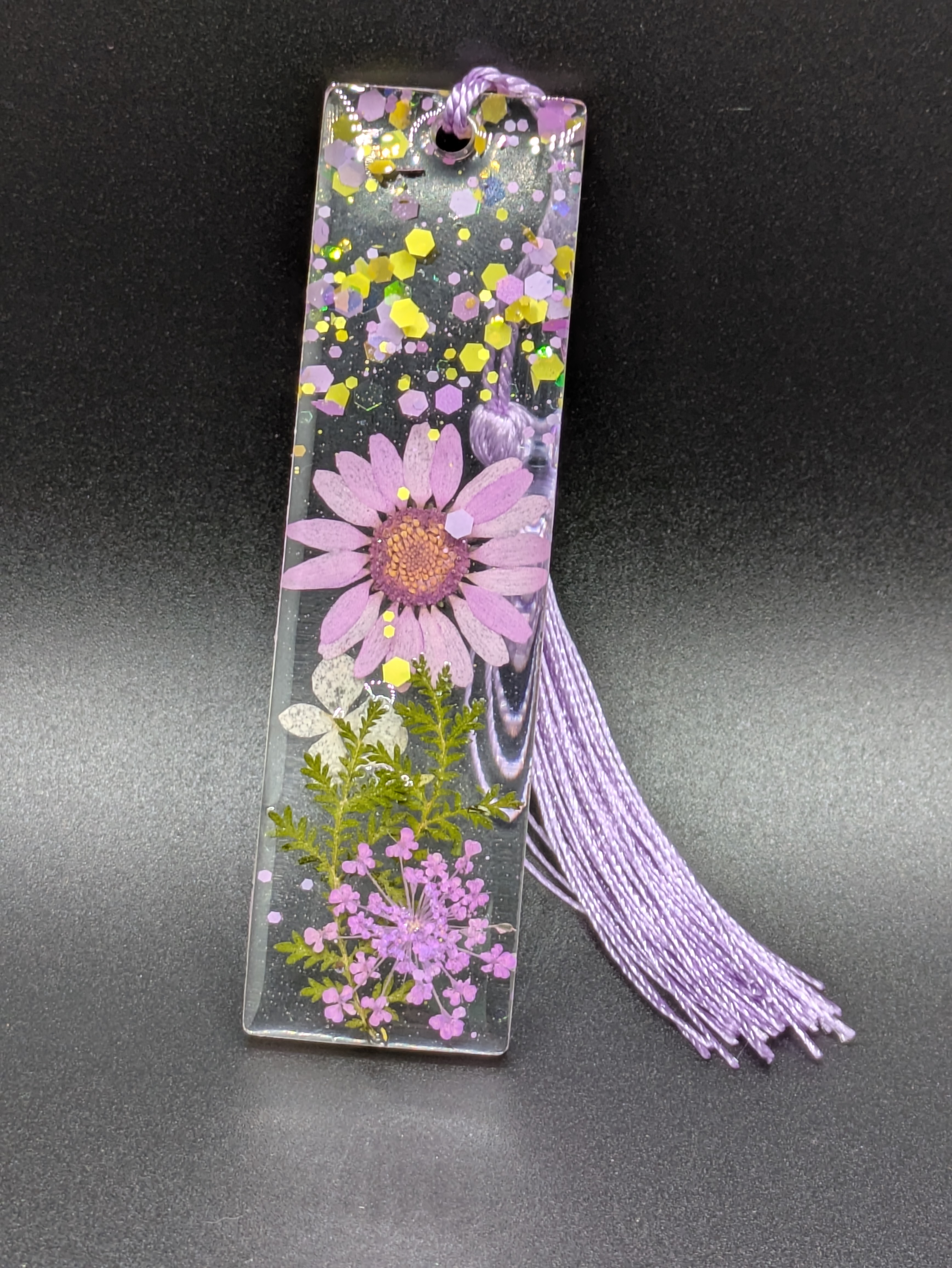 Handmade Resin Flower Bookmark Sz -S