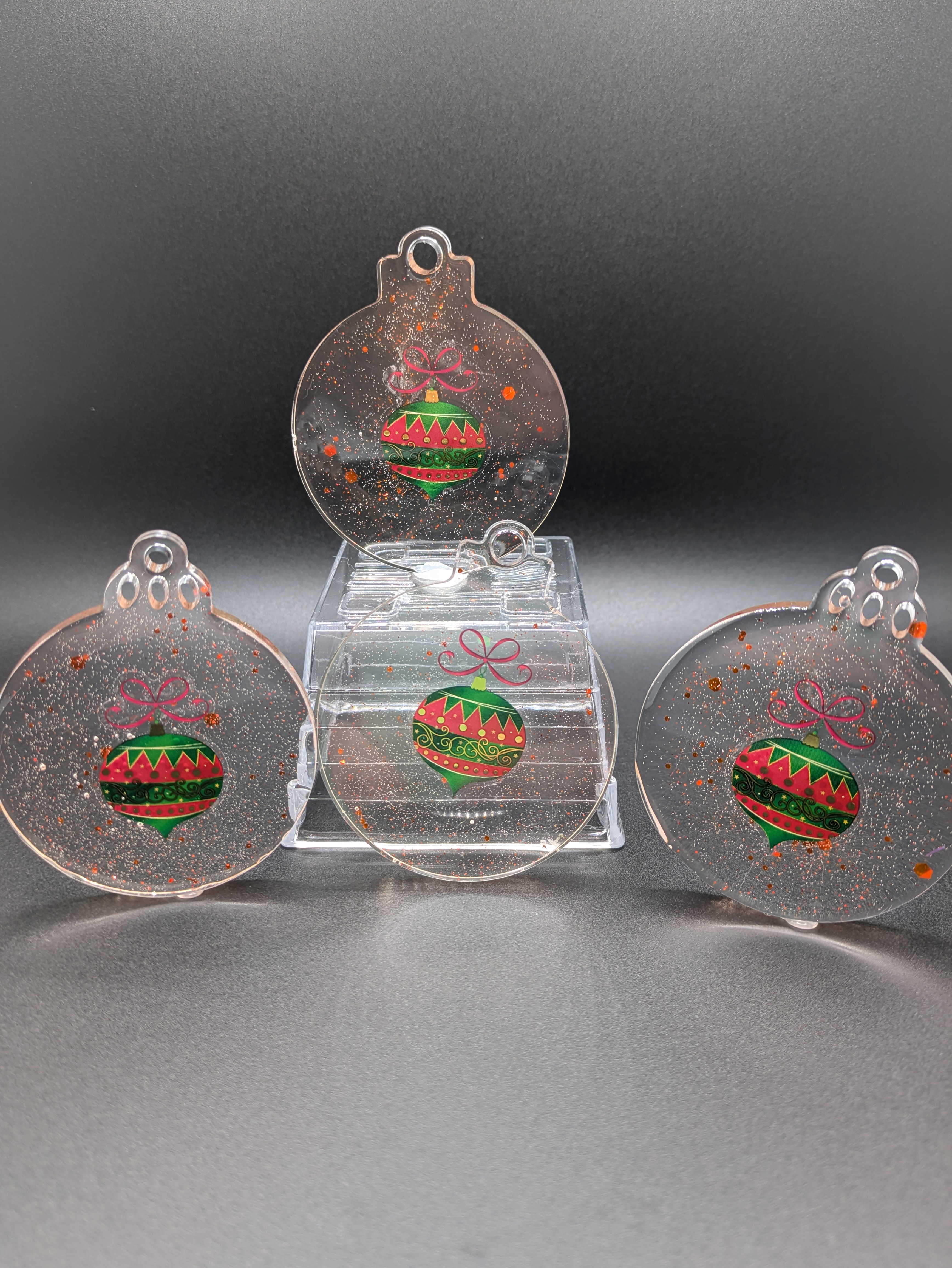Handmade Christmas Ornament 4 set