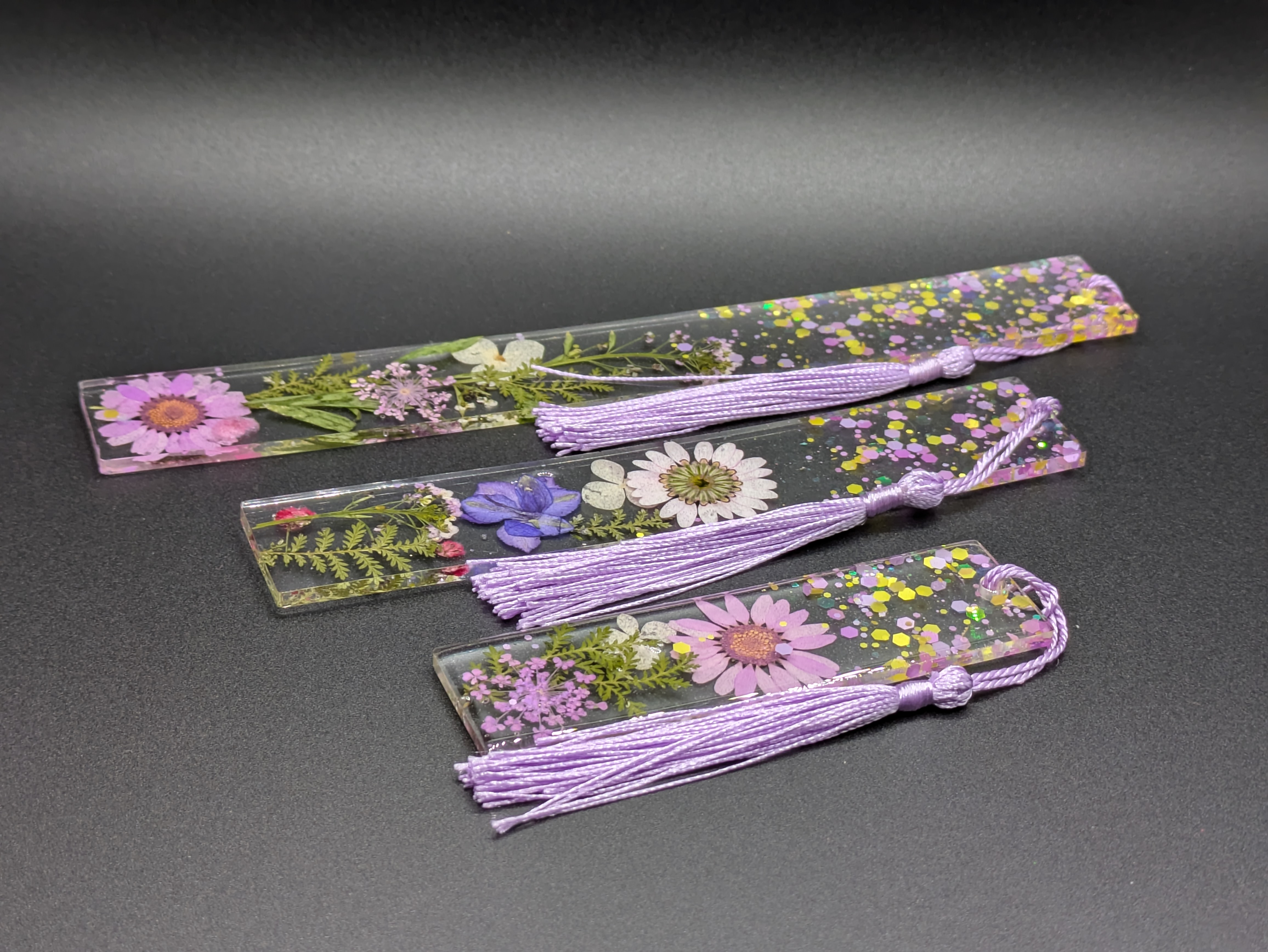 Handmade Resin Flower Bookmark Sz -S