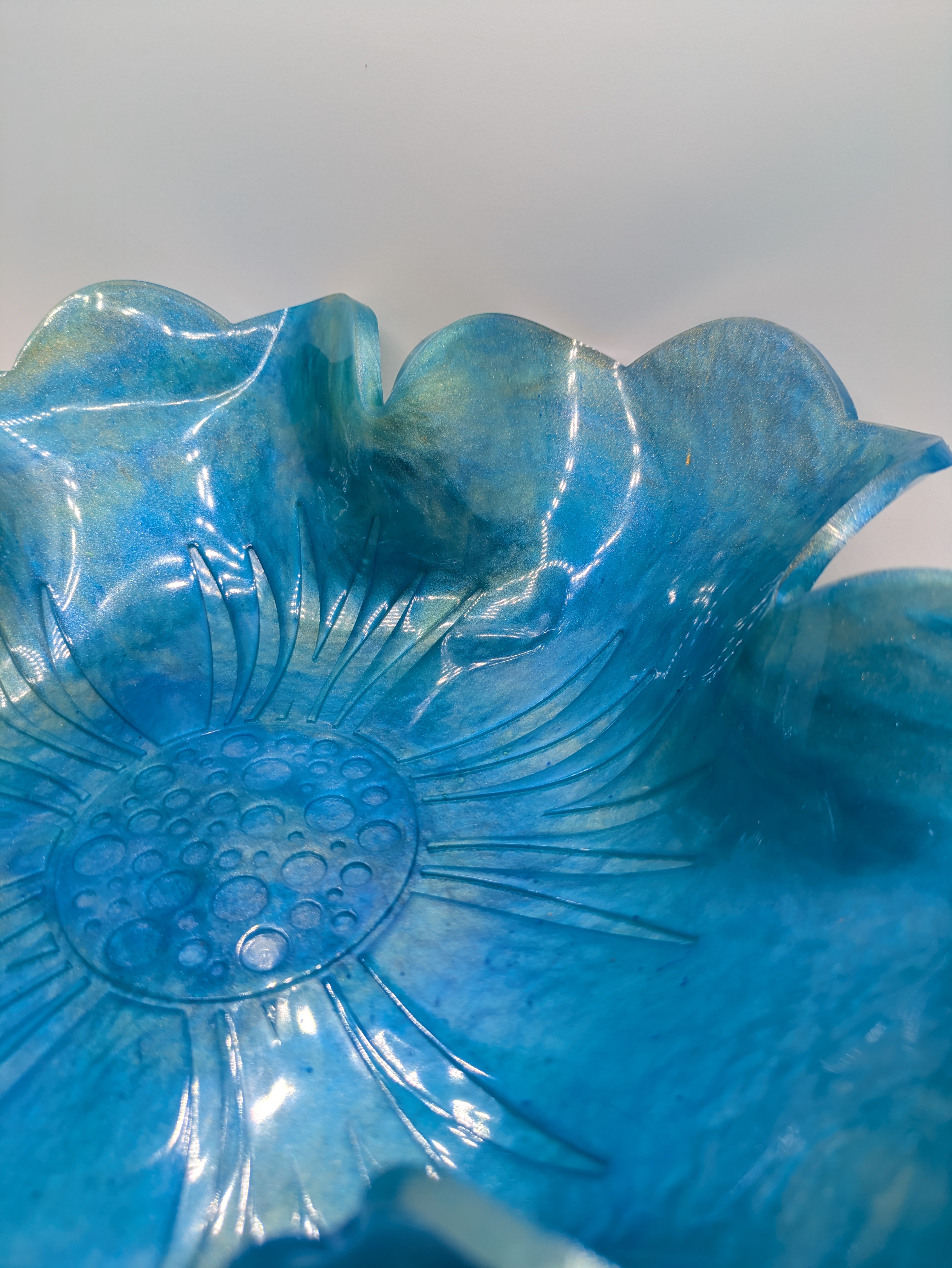 Blue Flower Decorative Bowl