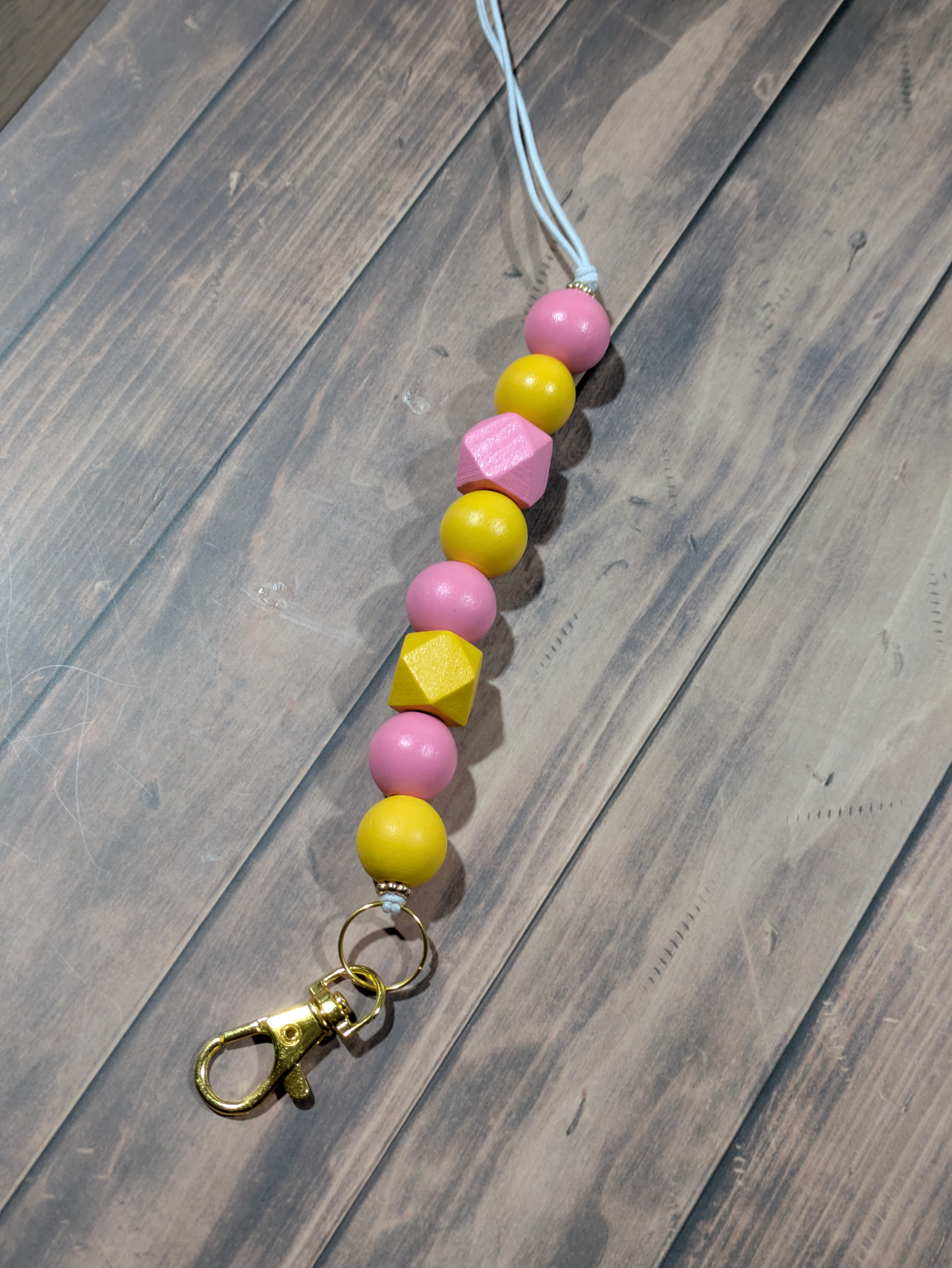 Wooden beaded freshie hanger