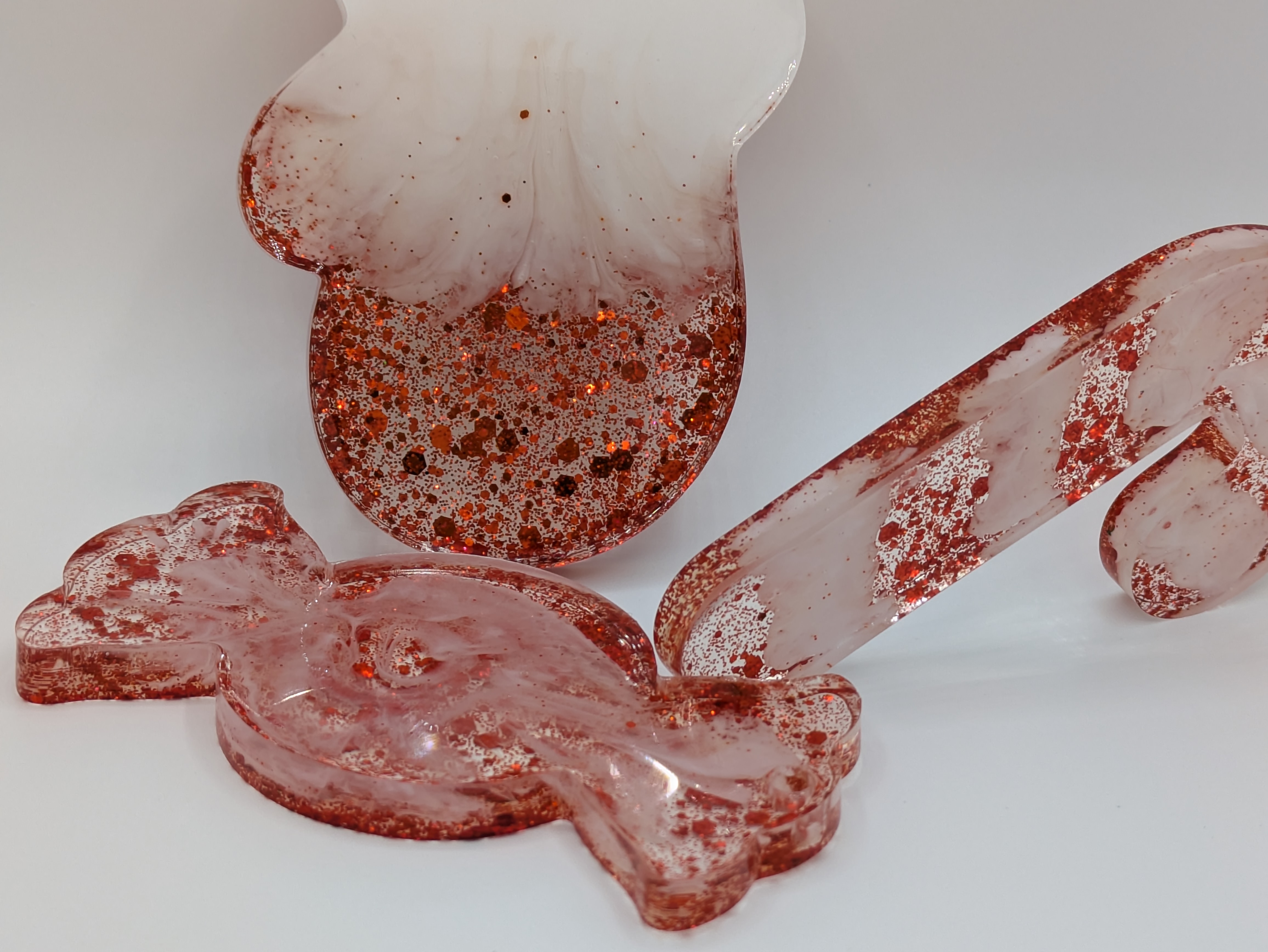 Resin Christmas Ornaments Set