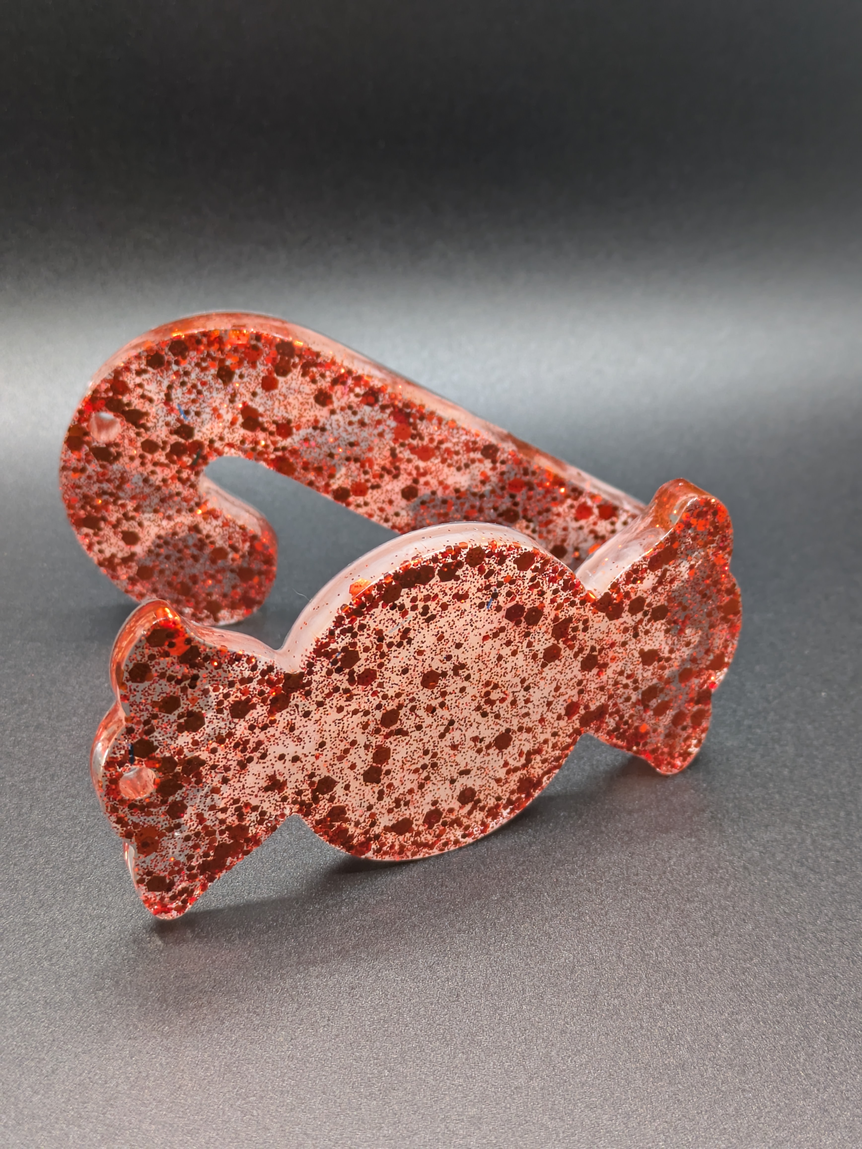 Handmade Candy Shape Resin Ornament set