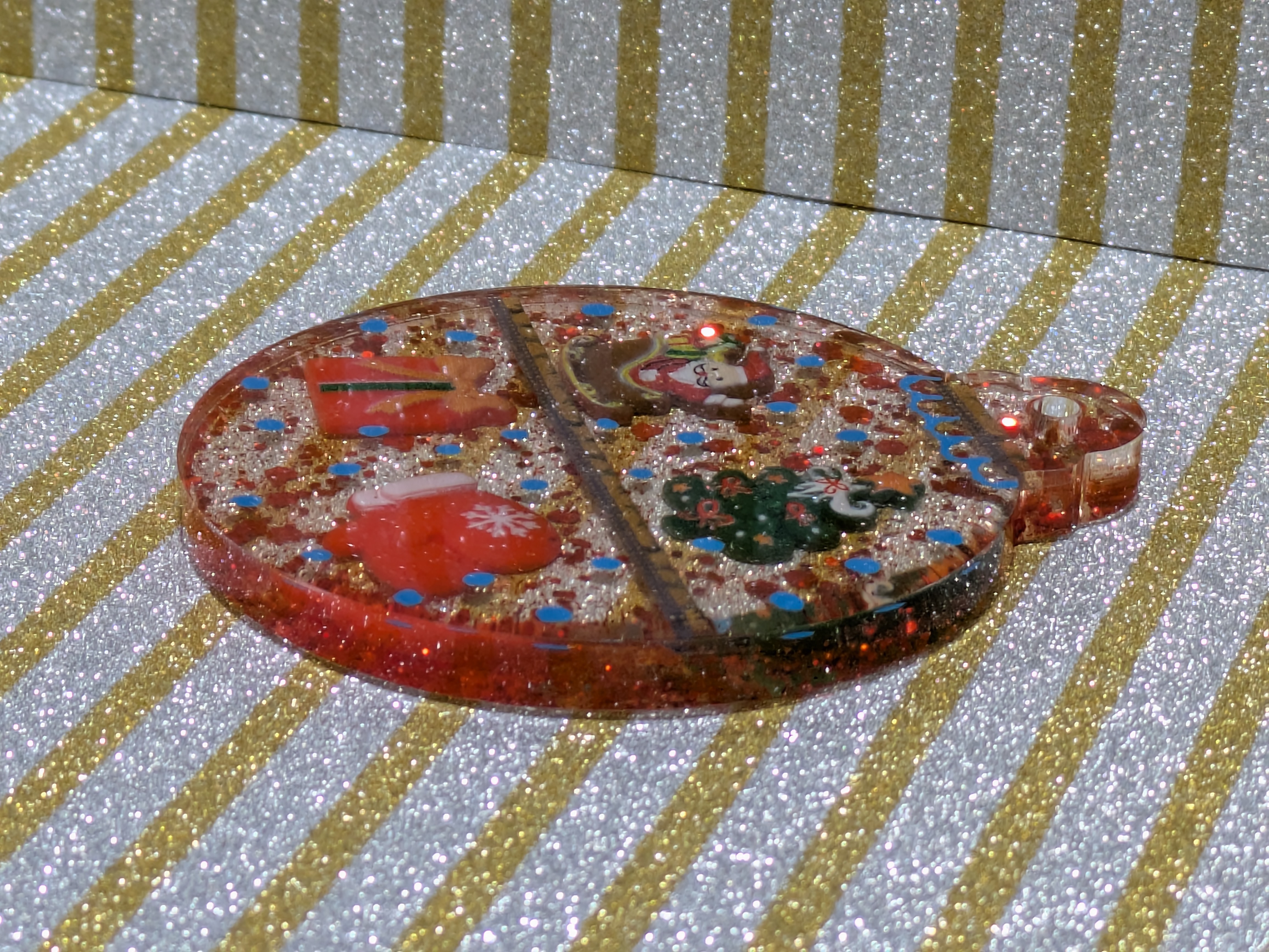 Christmas Themed Resin Ornament