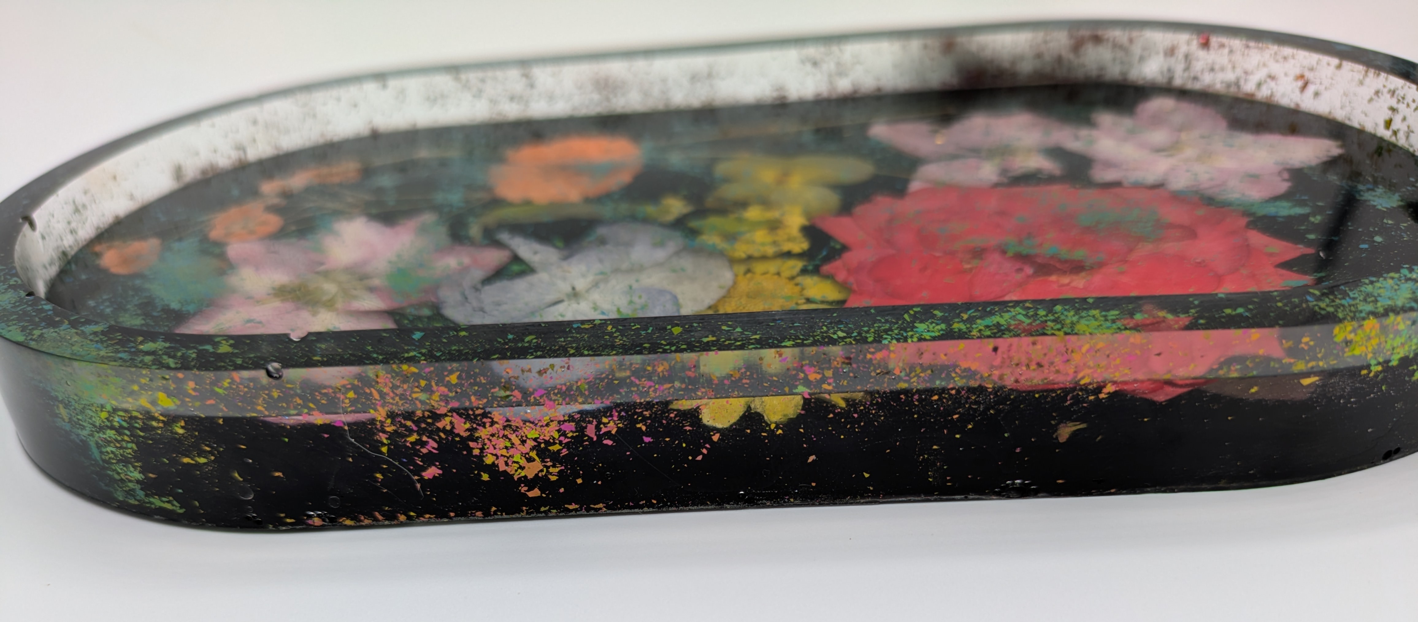 Floral Resin Tray