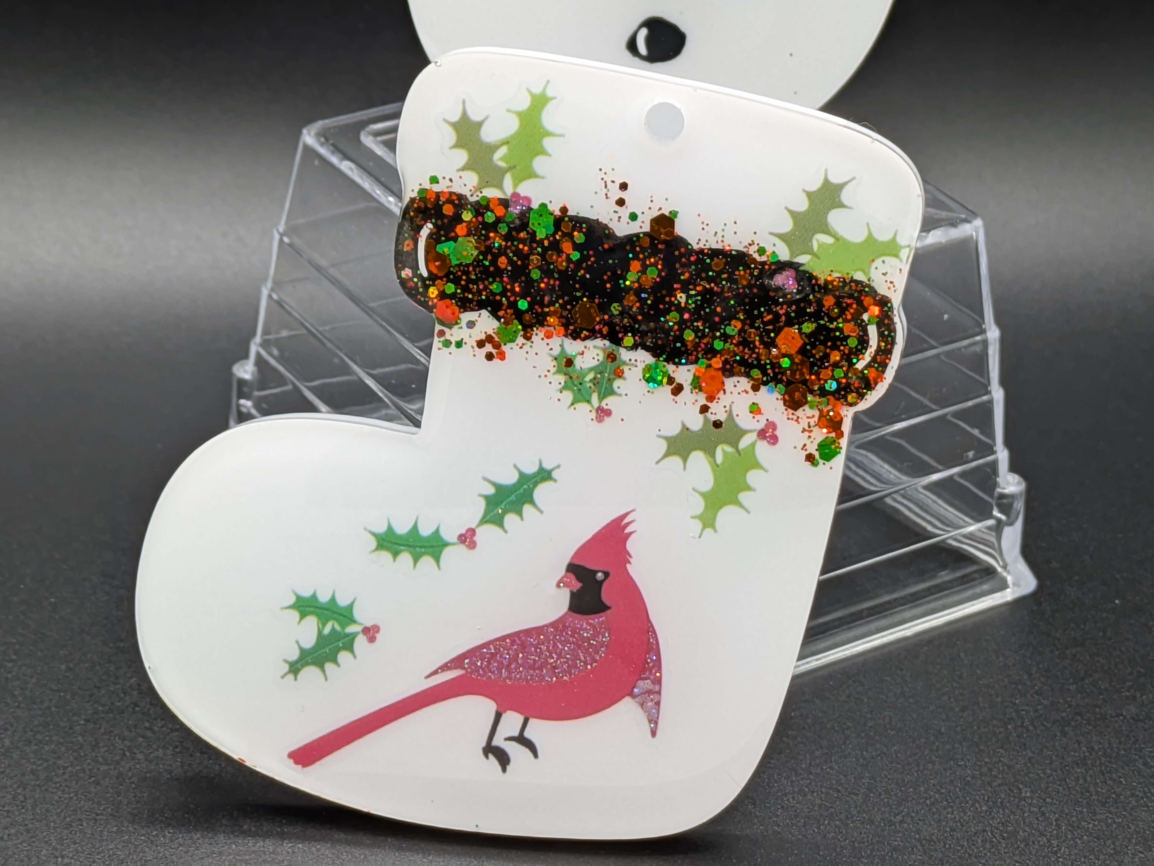 Festive Holiday Resin Ornaments