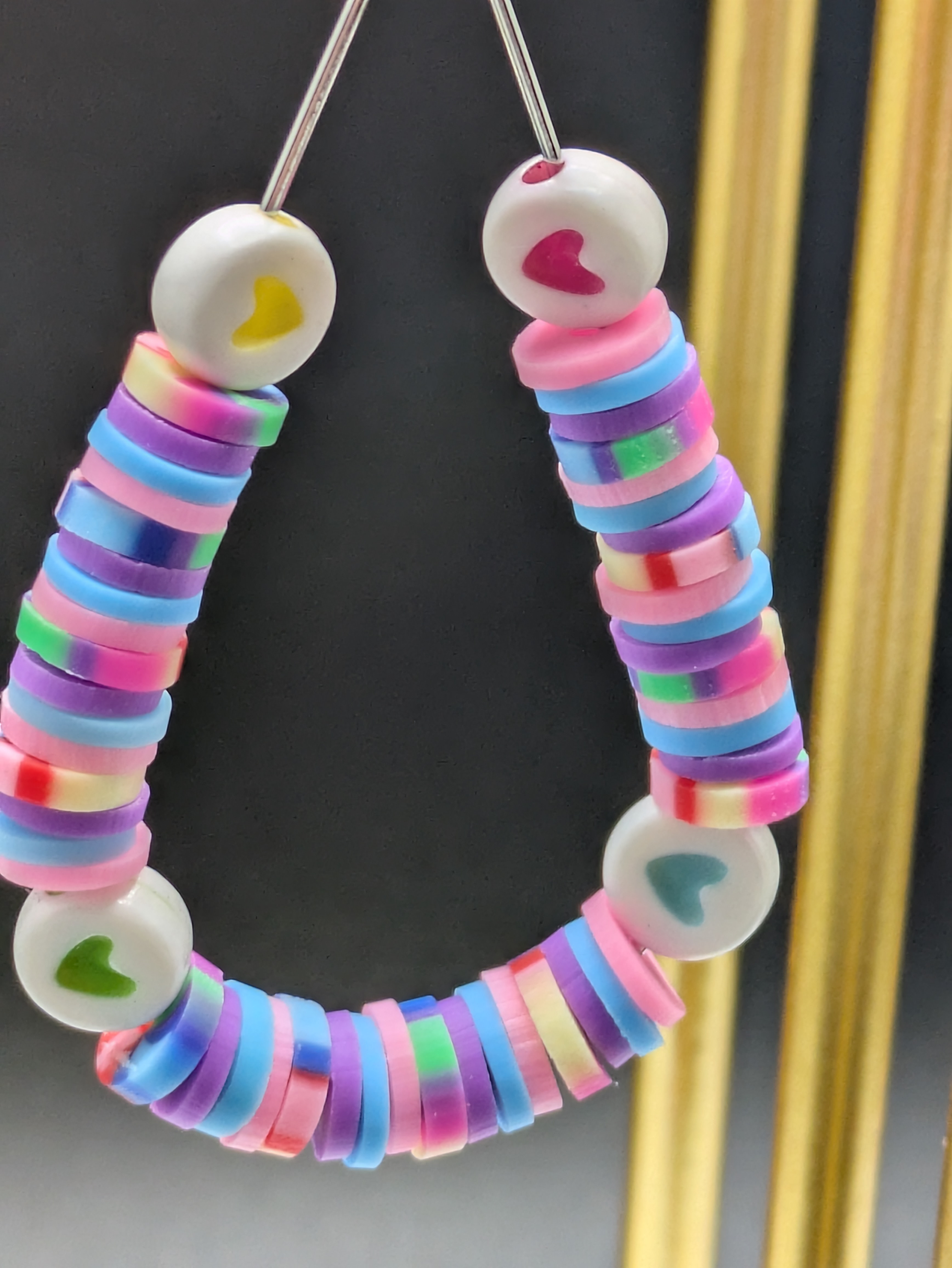 Handmade Colorful Beaded Earrings