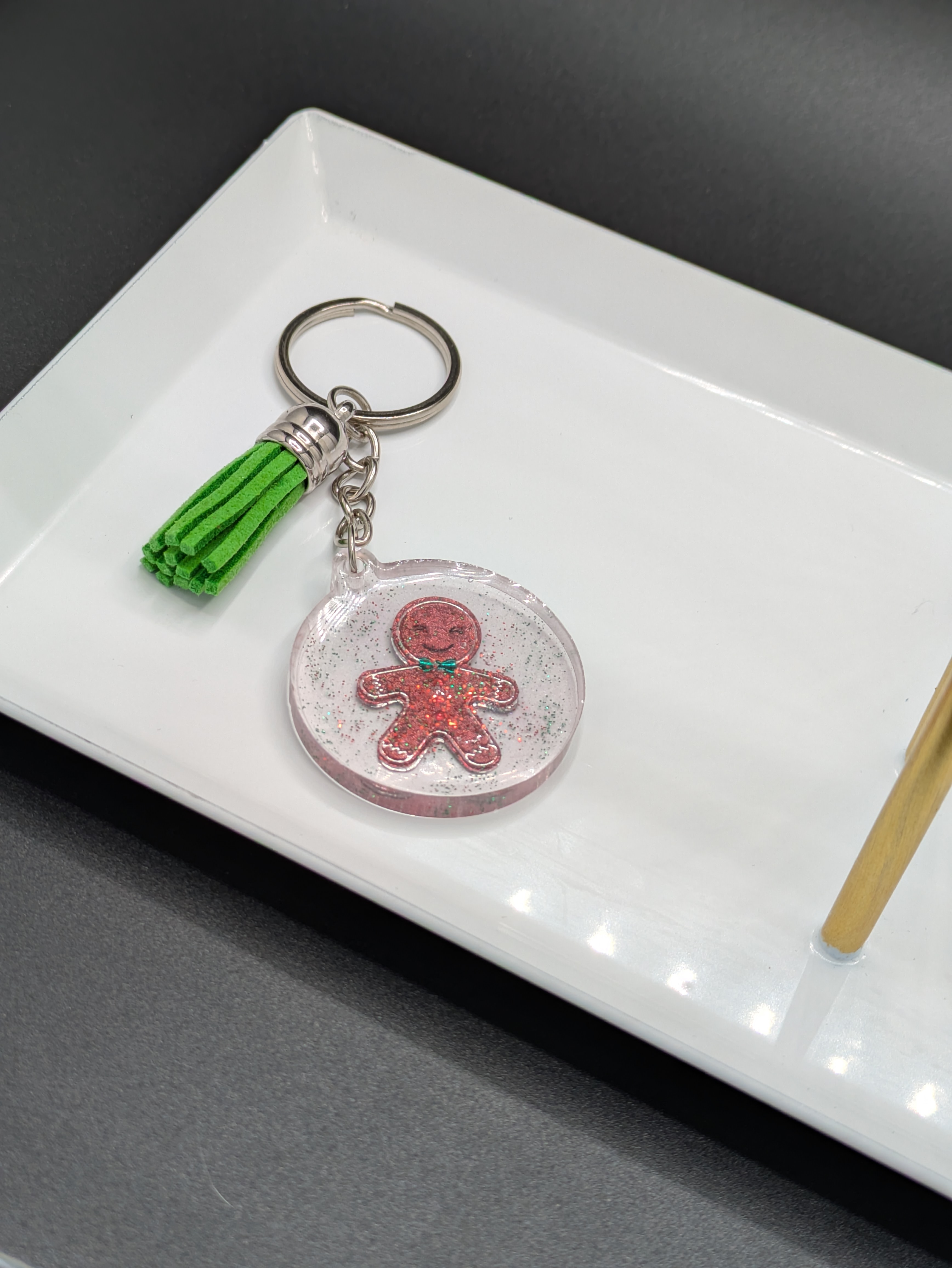 Gingerbread Man Keychain