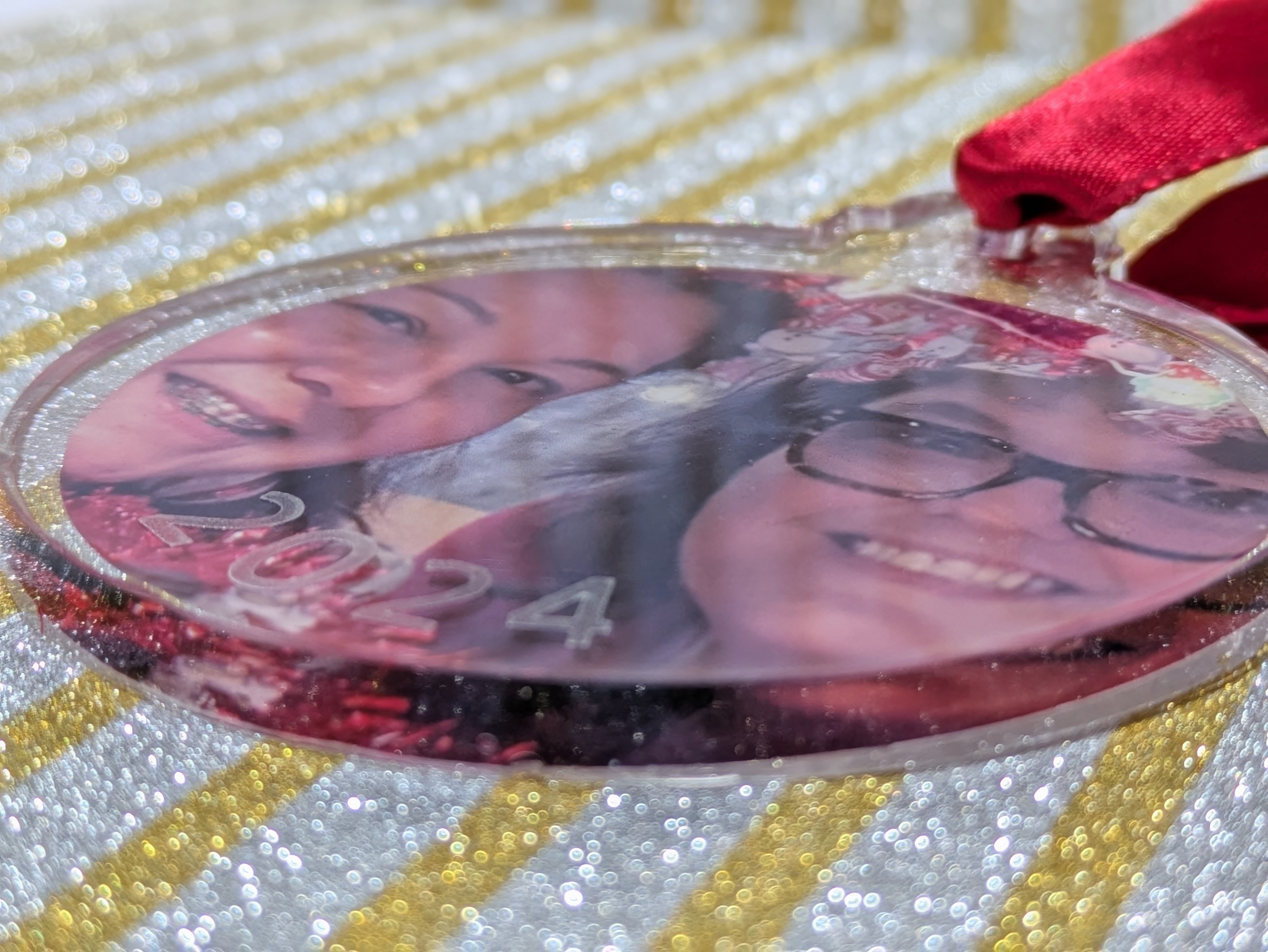 Personalized 8 set Photo Ornaments