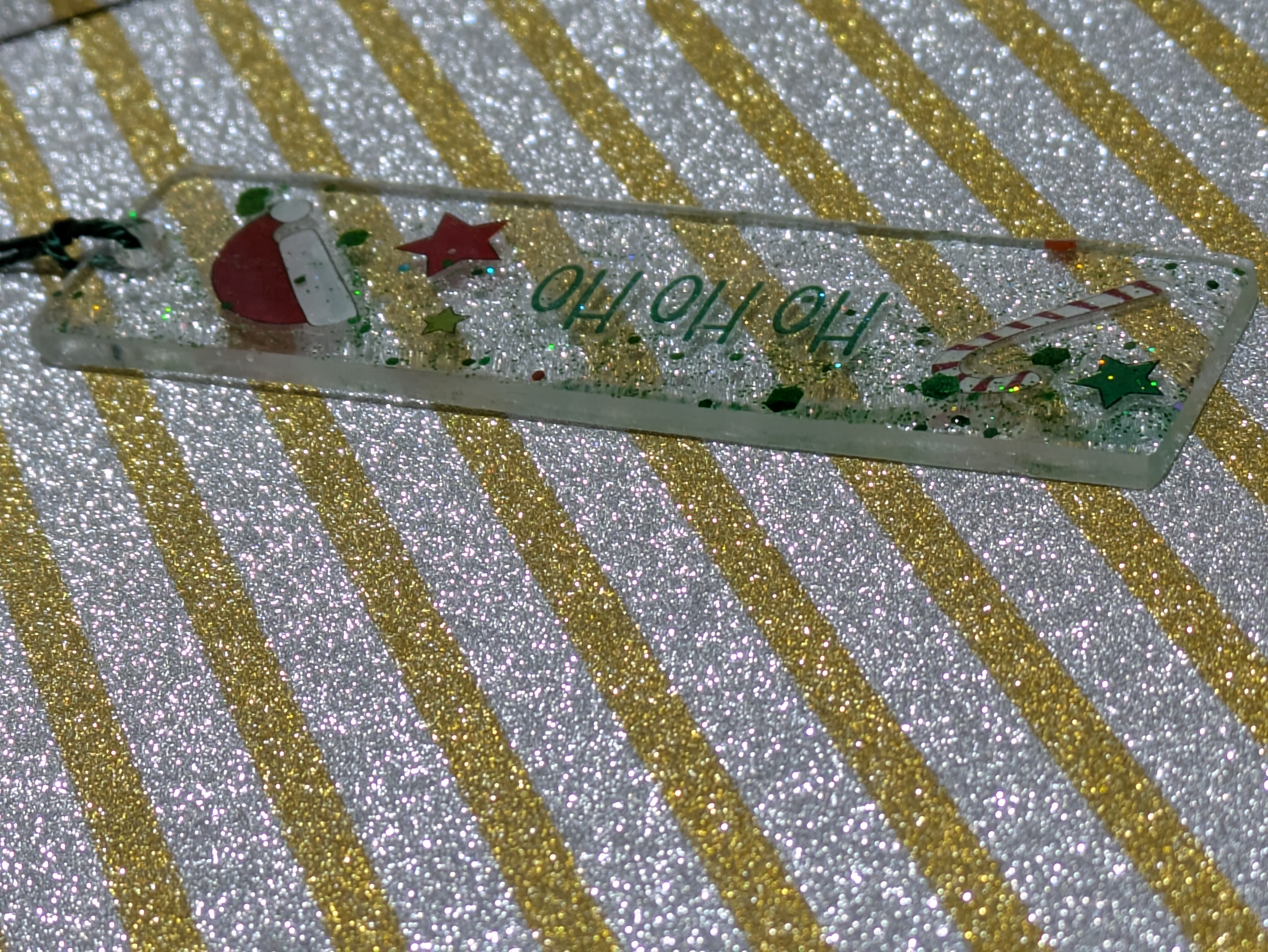 Christmas Resin Bookmark