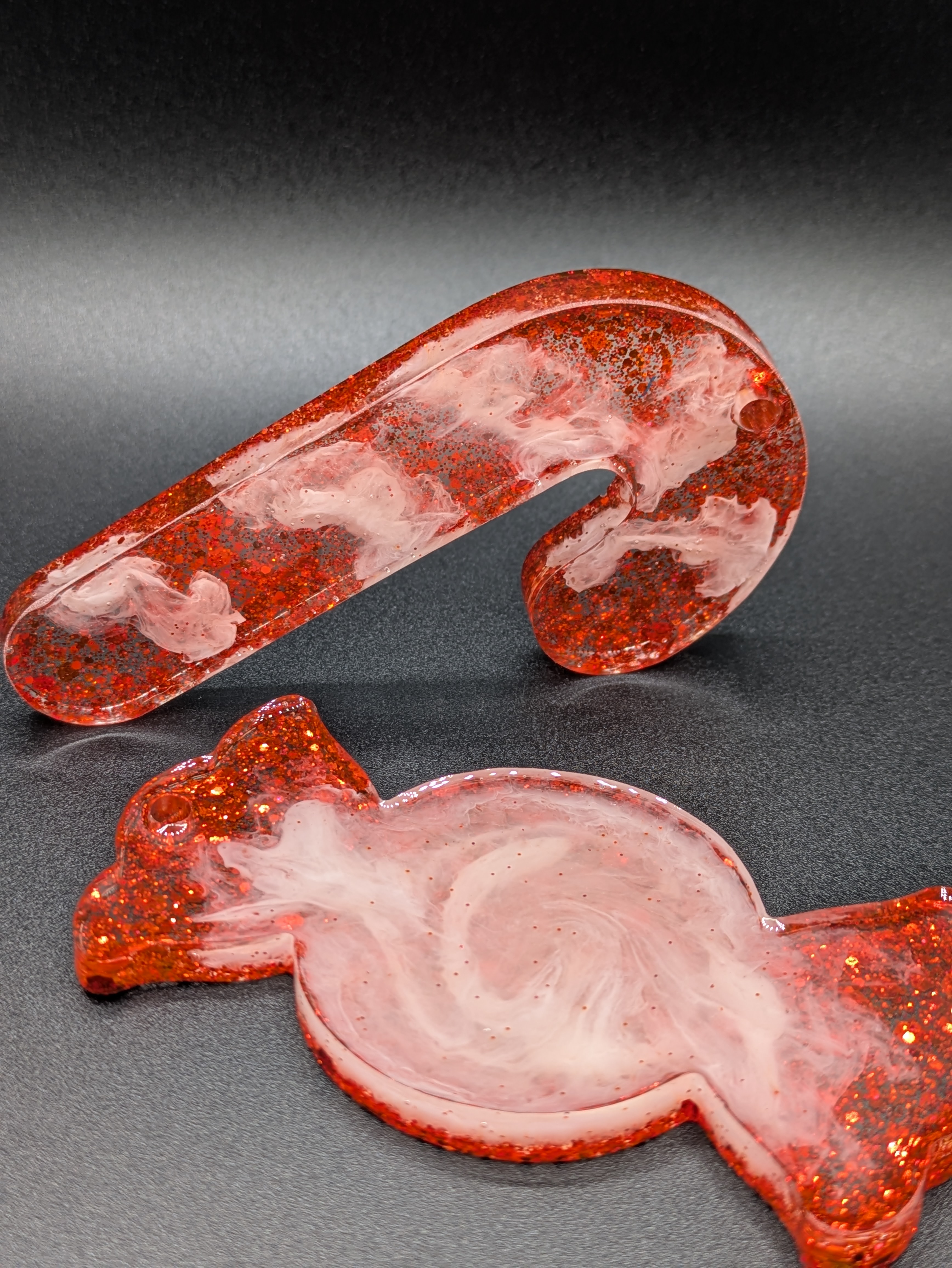 Handmade Candy Shape Resin Ornament set