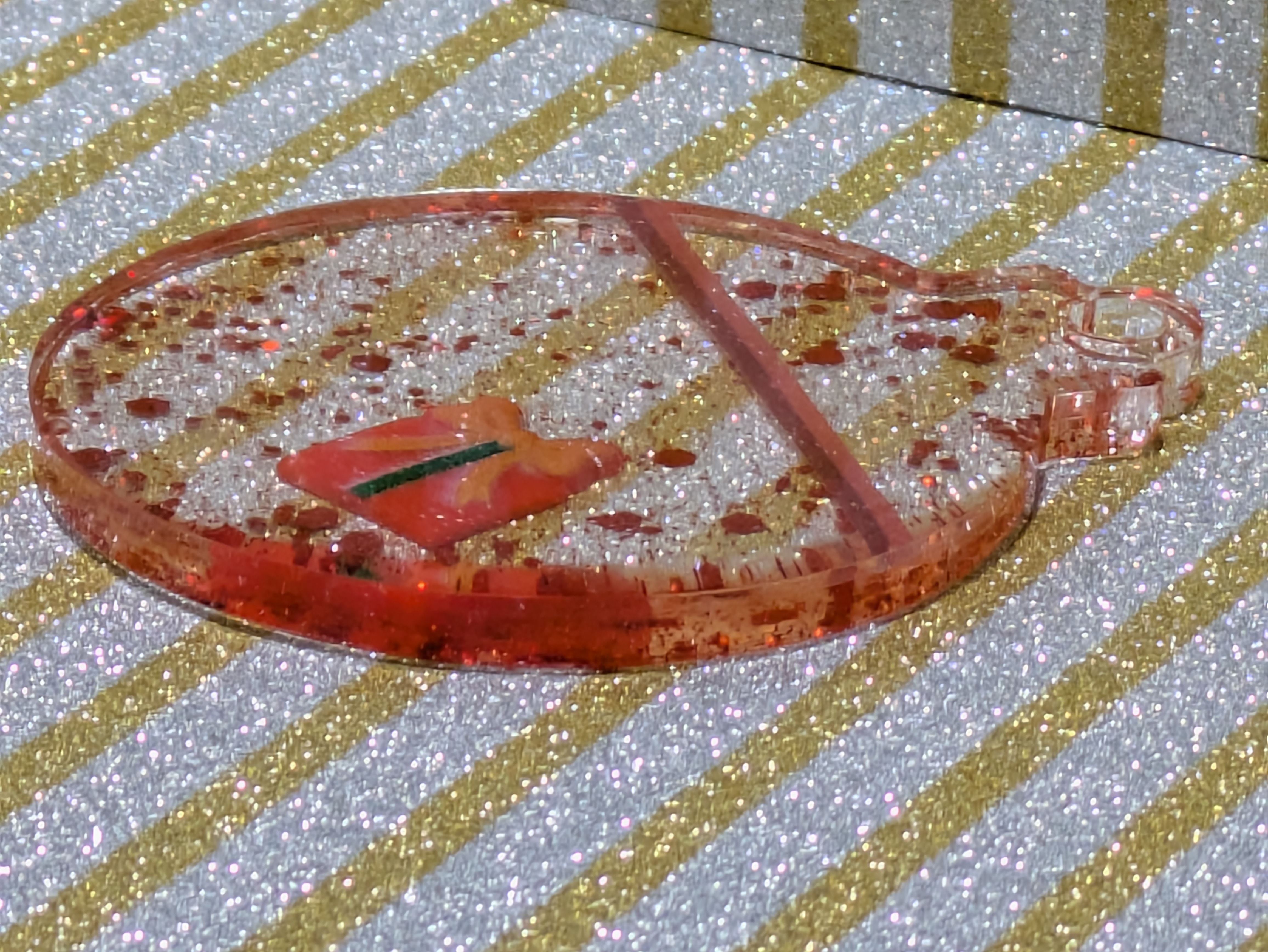 Sparkle Gift Resin Ornament