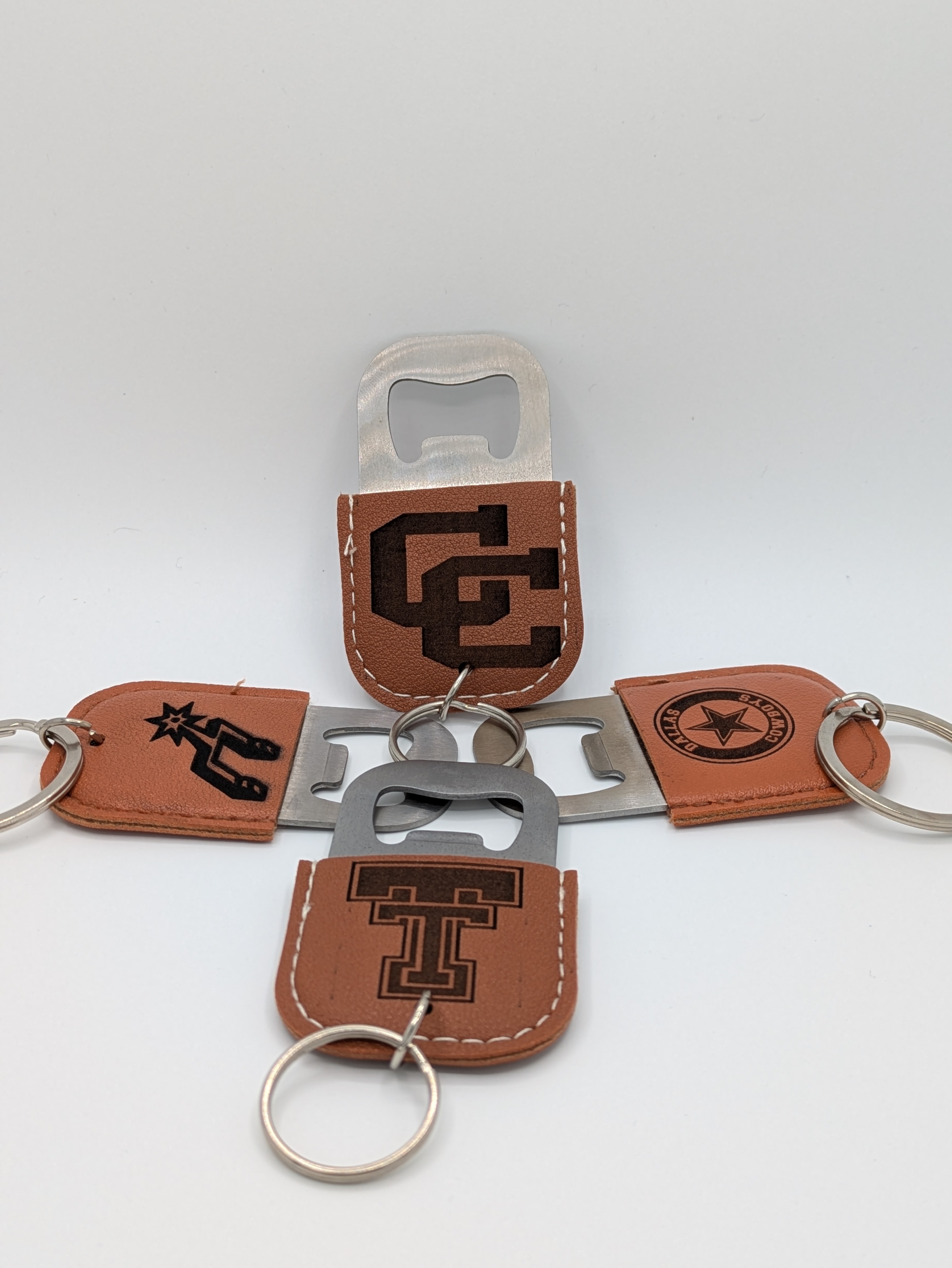 Leather Keychain Bottle Opener